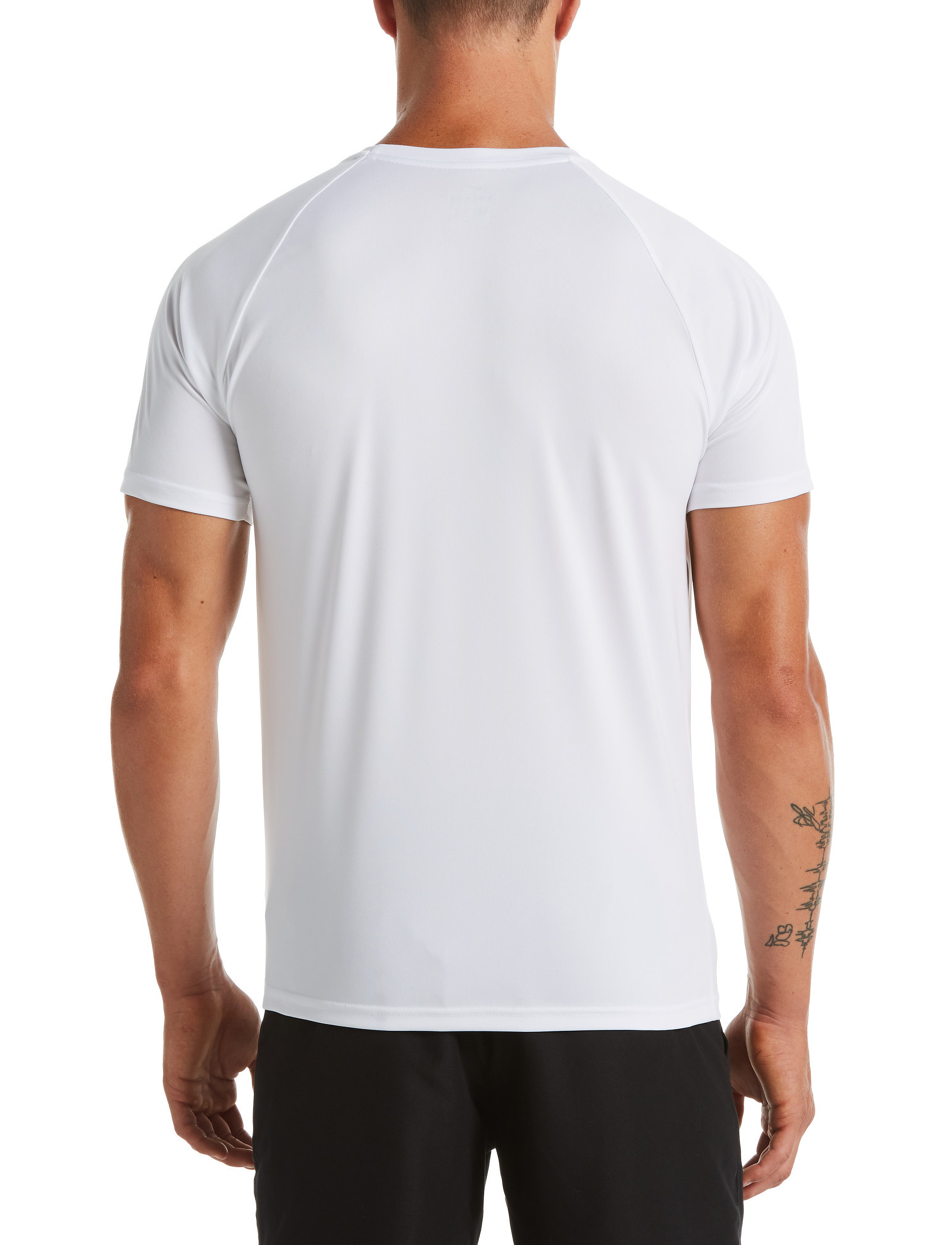 NIKE SWIM - Nike Essential Short Sleeve Hydroguard - tops & t-shirts - white - 3