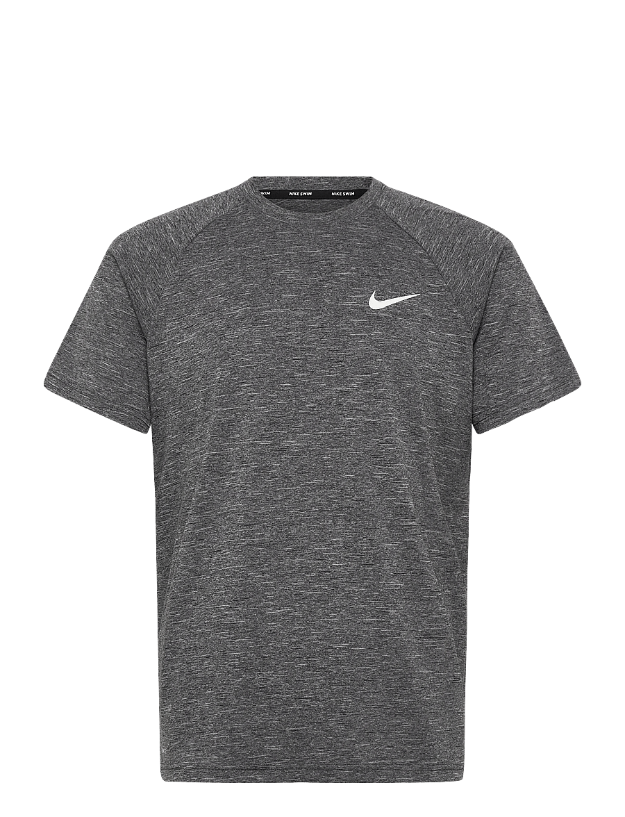 NIKE SWIM - Nike Heather Short Sleeve Hydroguard - t-shirts - black - 1