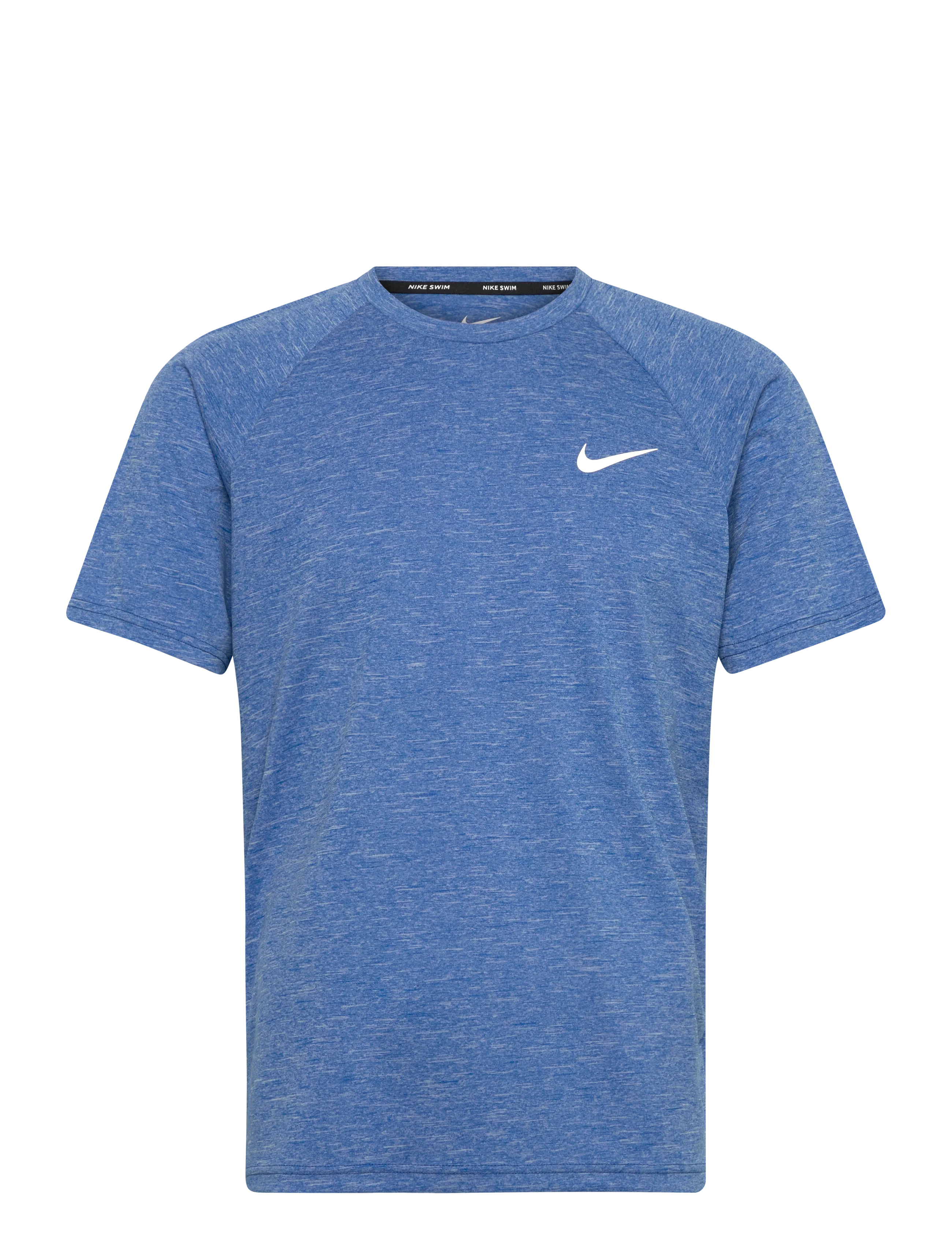 NIKE SWIM Nike Heather Kurz Sleeve Hydroguard Blau - S - Herren