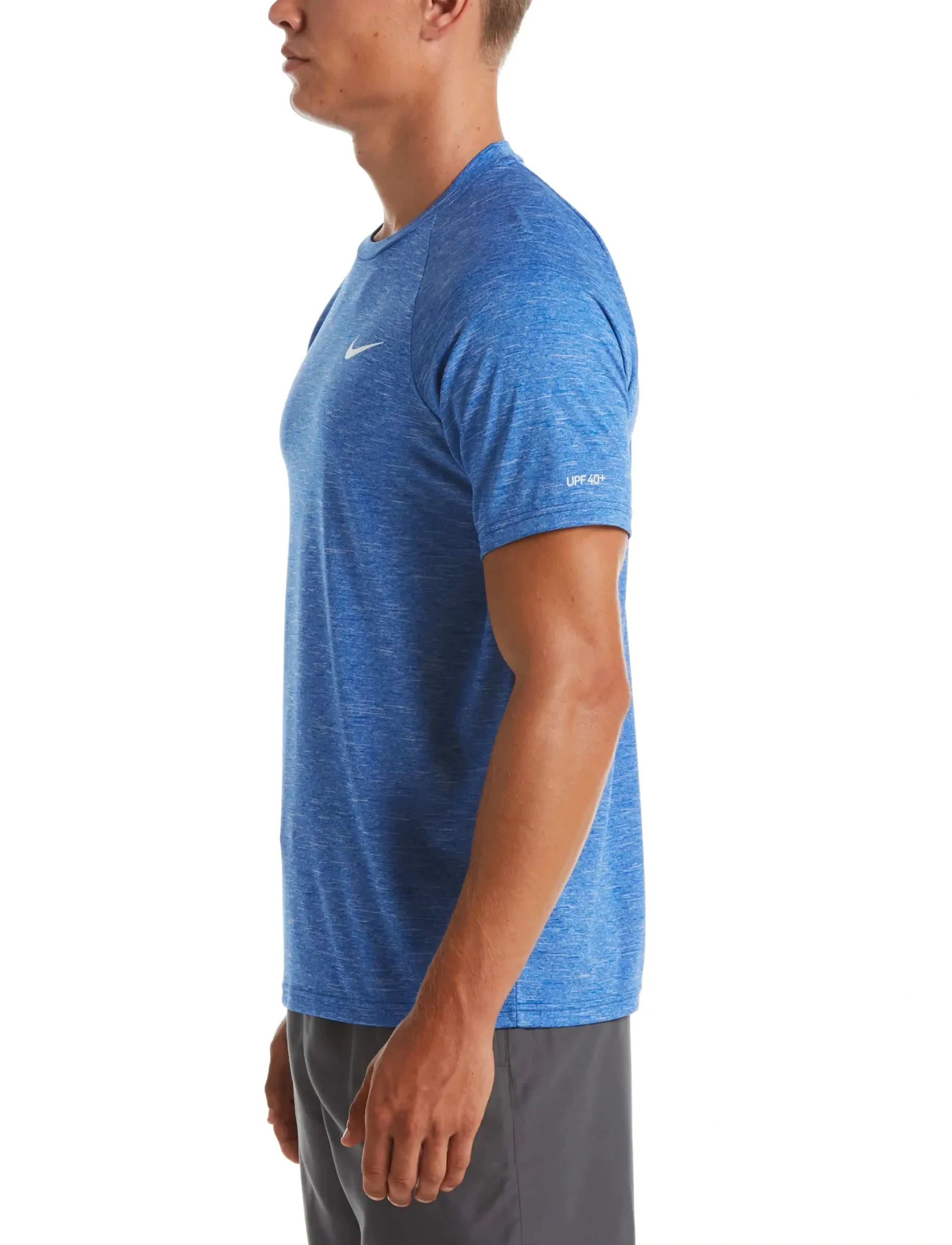 NIKE SWIM - Nike Heather Short Sleeve Hydroguard - t-shirts - game royal - 4