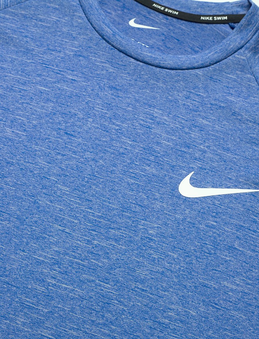 NIKE SWIM - Nike Heather Short Sleeve Hydroguard - tops & t-shirts - game royal - 5