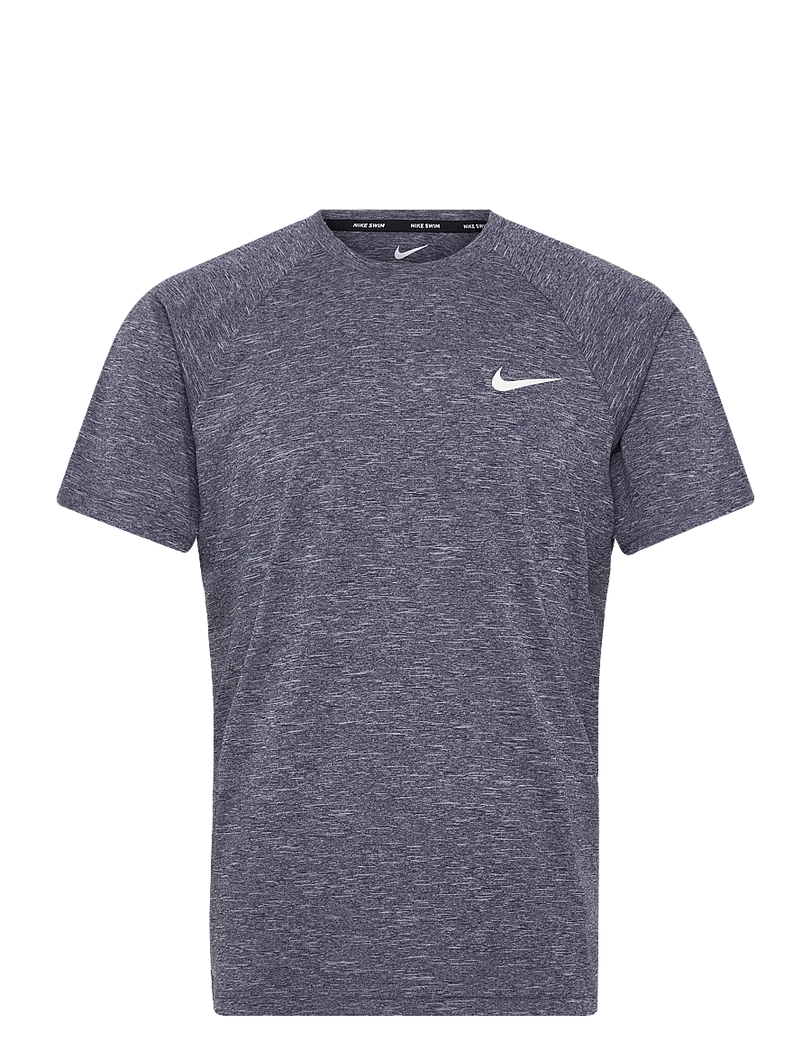 NIKE SWIM - Nike Heather Short Sleeve Hydroguard - t-särgid - midnight navy - 1