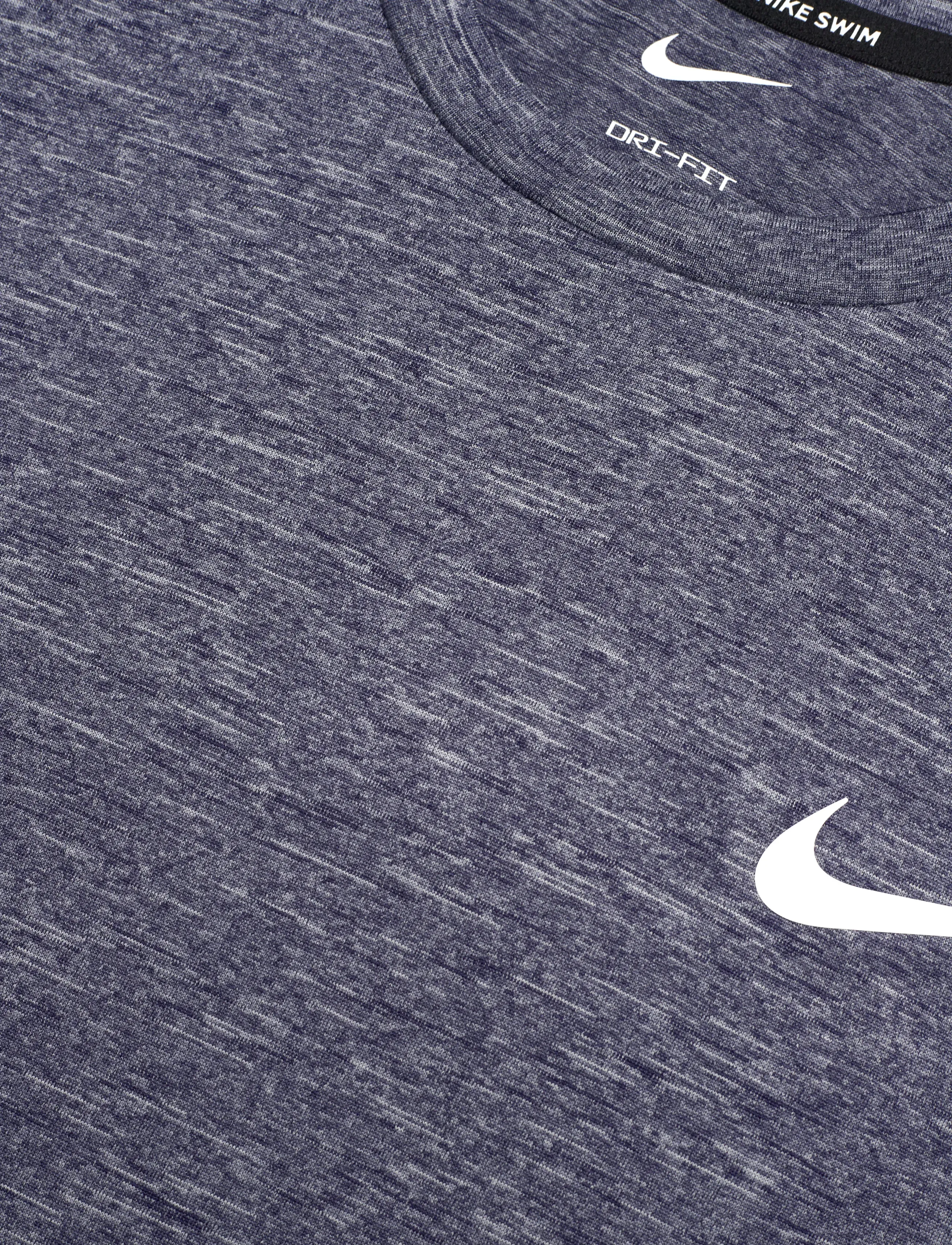 NIKE SWIM - Nike Heather Short Sleeve Hydroguard - t-shirts - midnight navy - 5