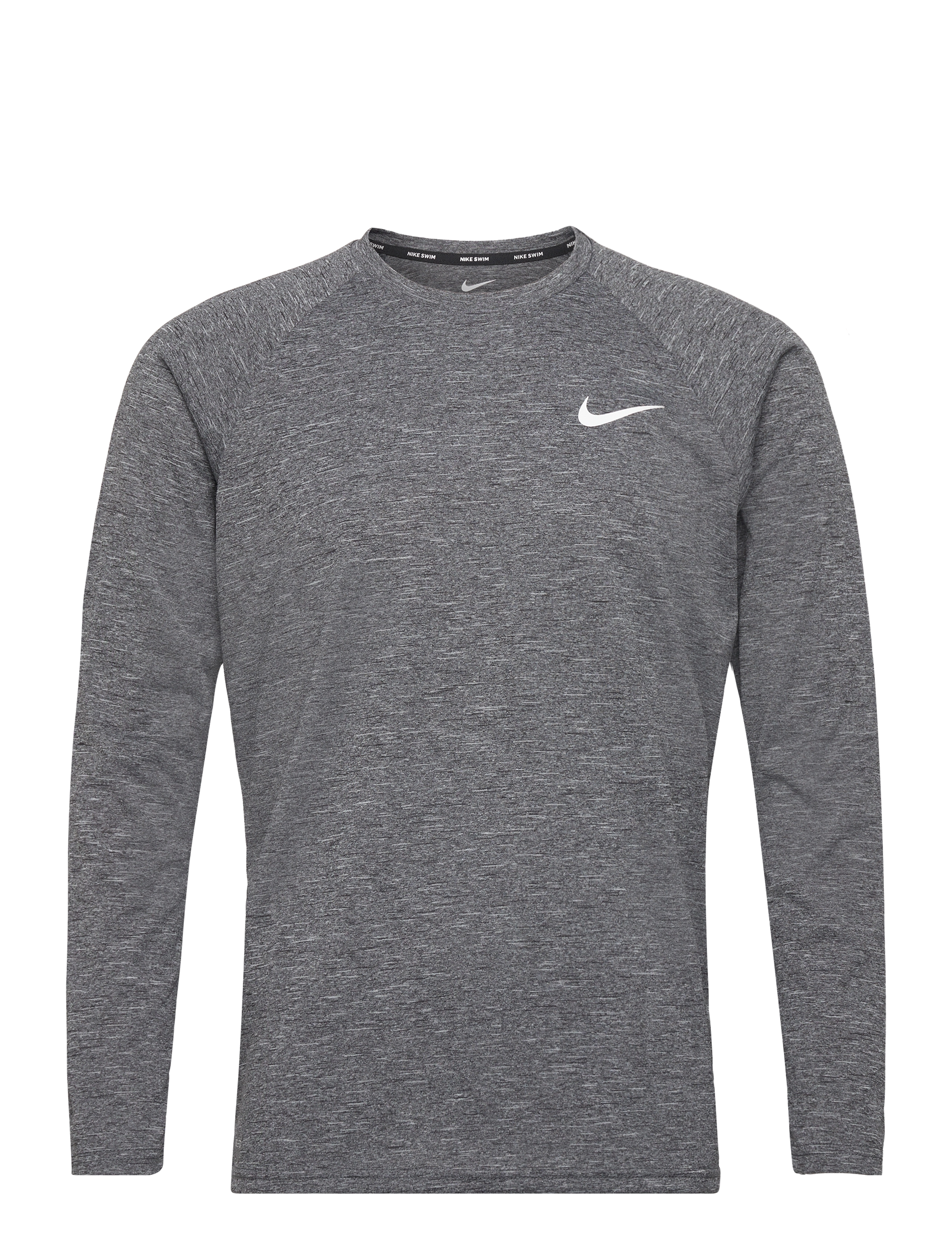 NIKE SWIM Nike Heather Long Sleeve Hydroguard - Clothing - BLACK / black