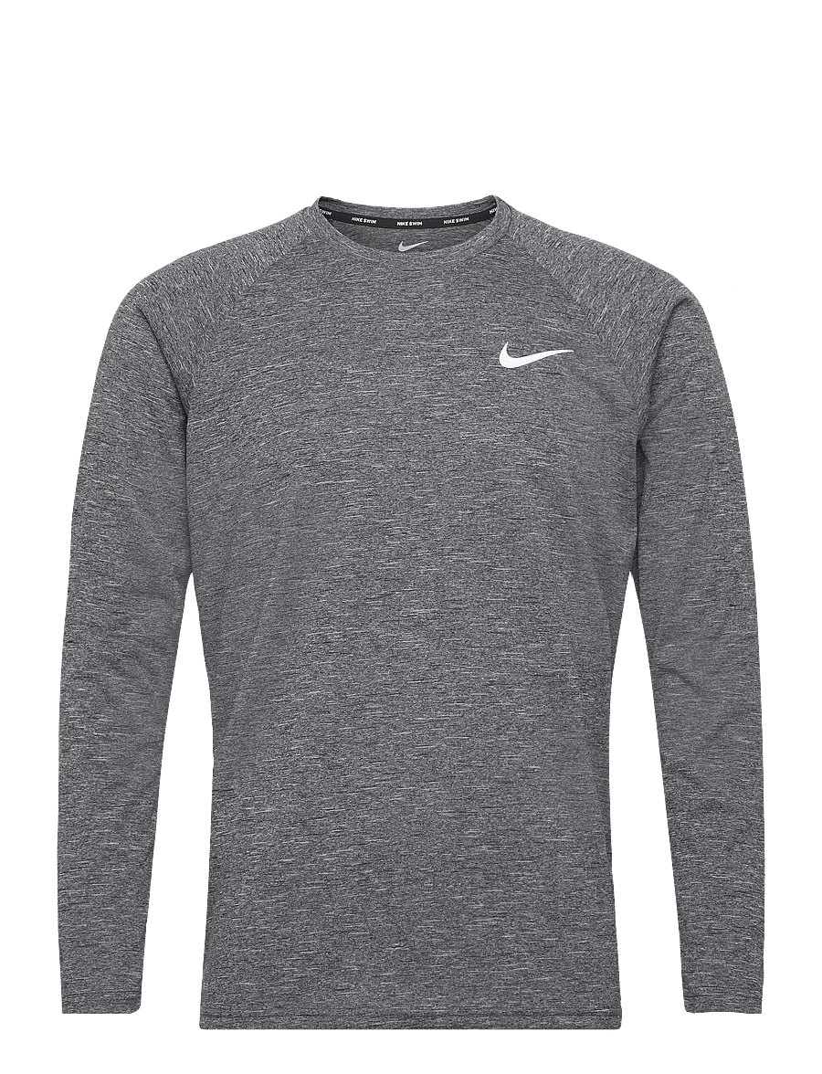 NIKE SWIM - Nike Heather Long Sleeve Hydroguard - langarmshirts - black - 1