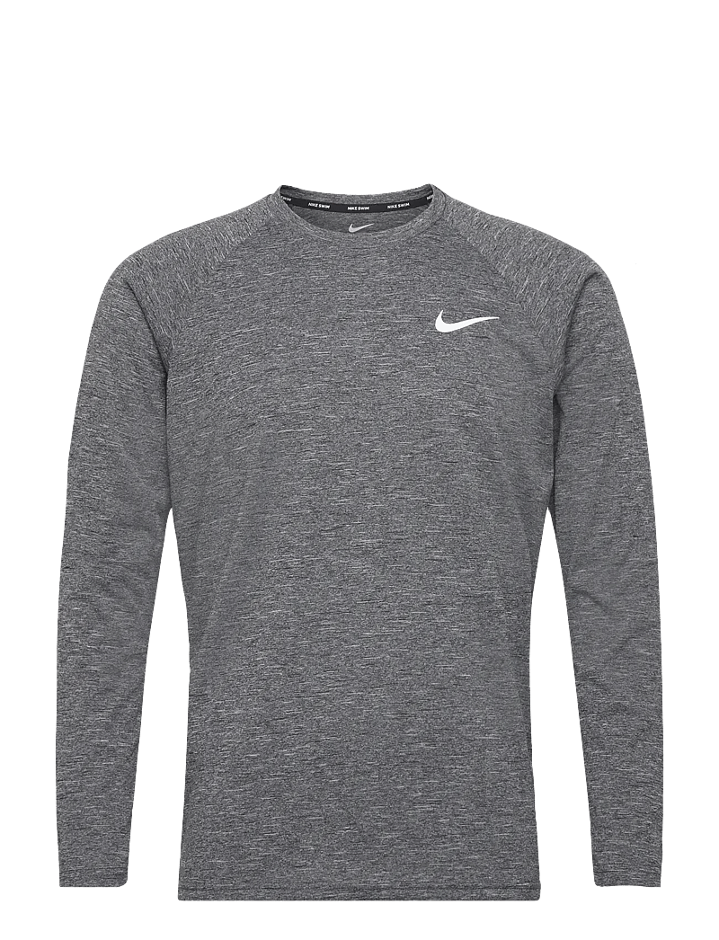 NIKE SWIM - Nike Heather Long Sleeve Hydroguard - langarmshirts - black - 1