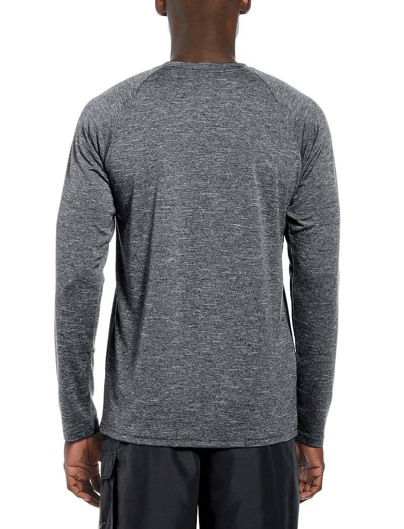 NIKE SWIM - Nike Heather Long Sleeve Hydroguard - pikkade varrukatega alussärgid - black - 3