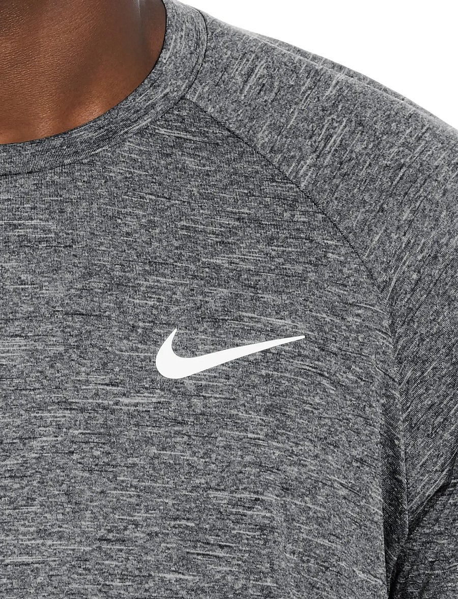 NIKE SWIM - Nike Heather Long Sleeve Hydroguard - langarmshirts - black - 5