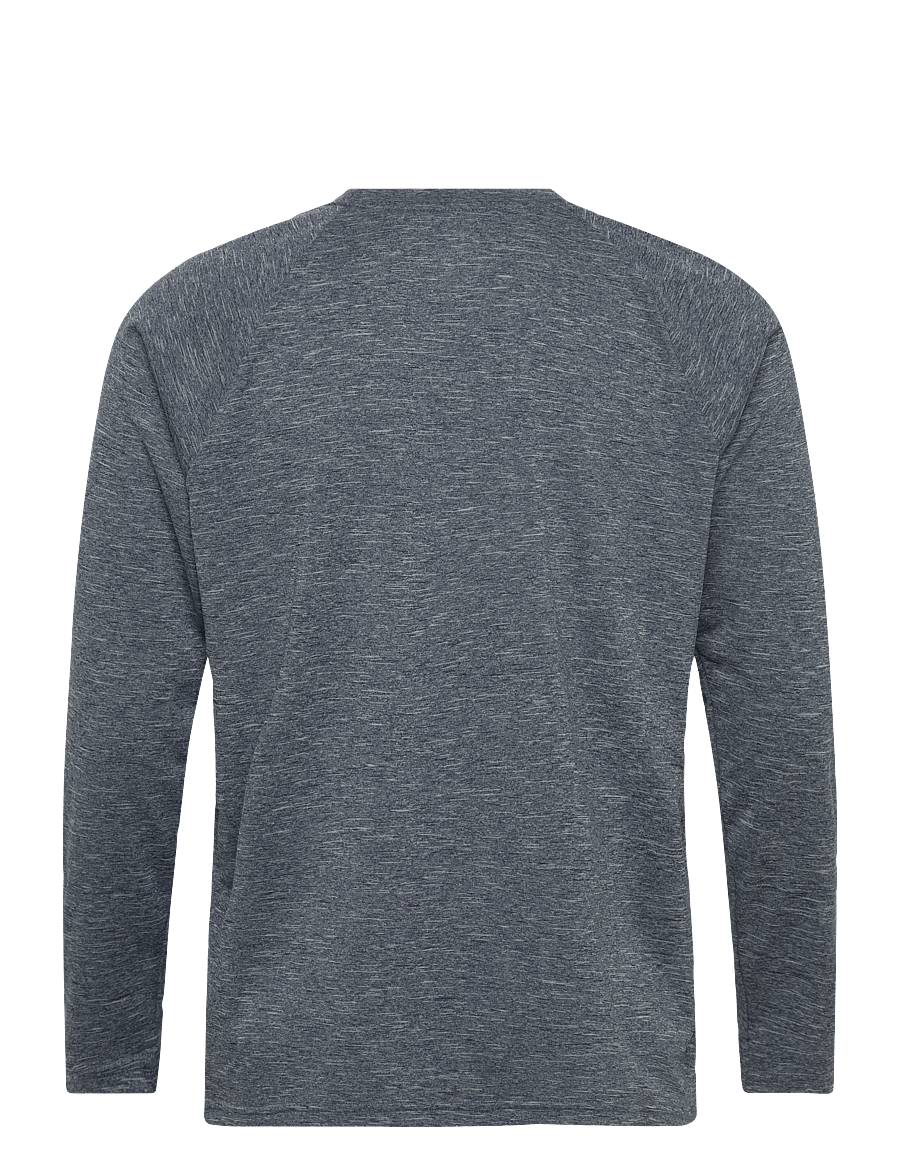 NIKE SWIM - Nike Heather Long Sleeve Hydroguard - långärmade tröjor - midnight navy - 2