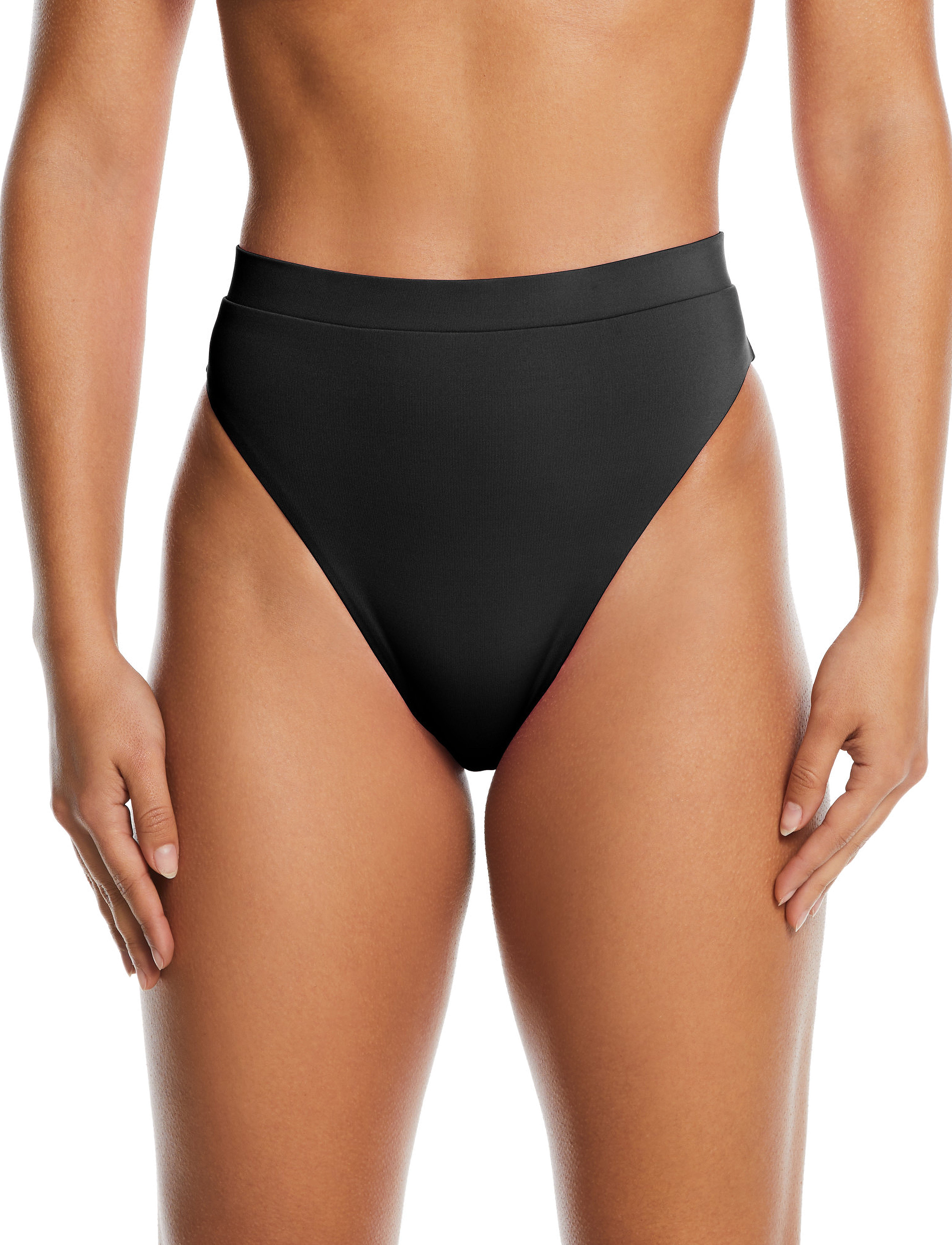 NIKE SWIM Nike Essential High Waist Bottom, XL, Bikini Unterteile, Schwarz - Bikinis, Frauen