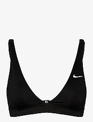 NIKE SWIM - Nike W Bralette Bikini Top - trīsstūra bikini augšiņa - black - 0