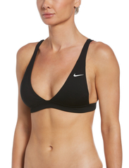 NIKE SWIM - Nike W Bralette Bikini Top - trikampio formos bikinio liemenėlės - black - 2