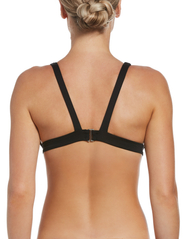 NIKE SWIM - Nike W Bralette Bikini Top - trikampio formos bikinio liemenėlės - black - 3
