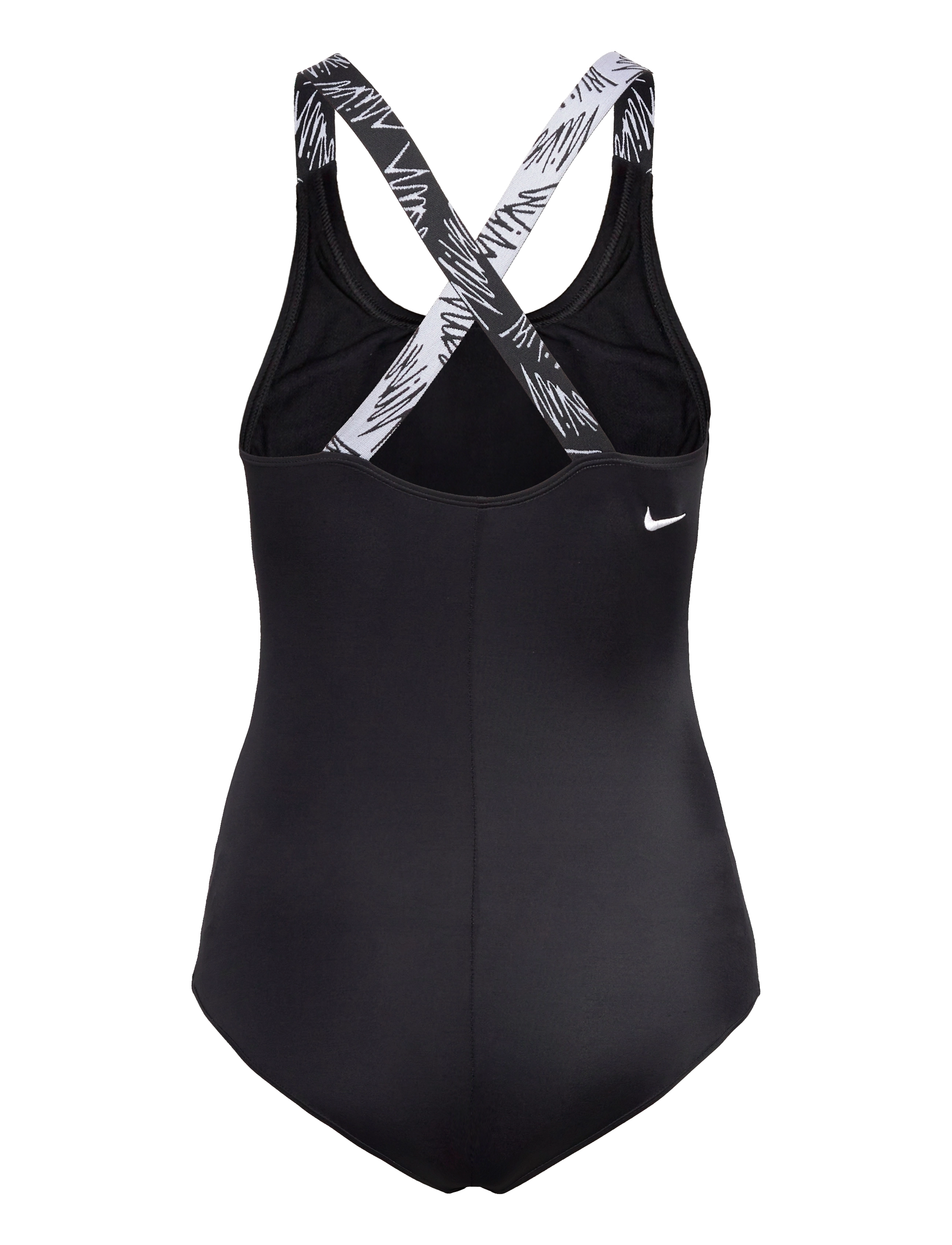NIKE SWIM - Nike G Crossback One Piece Scr - black - 1
