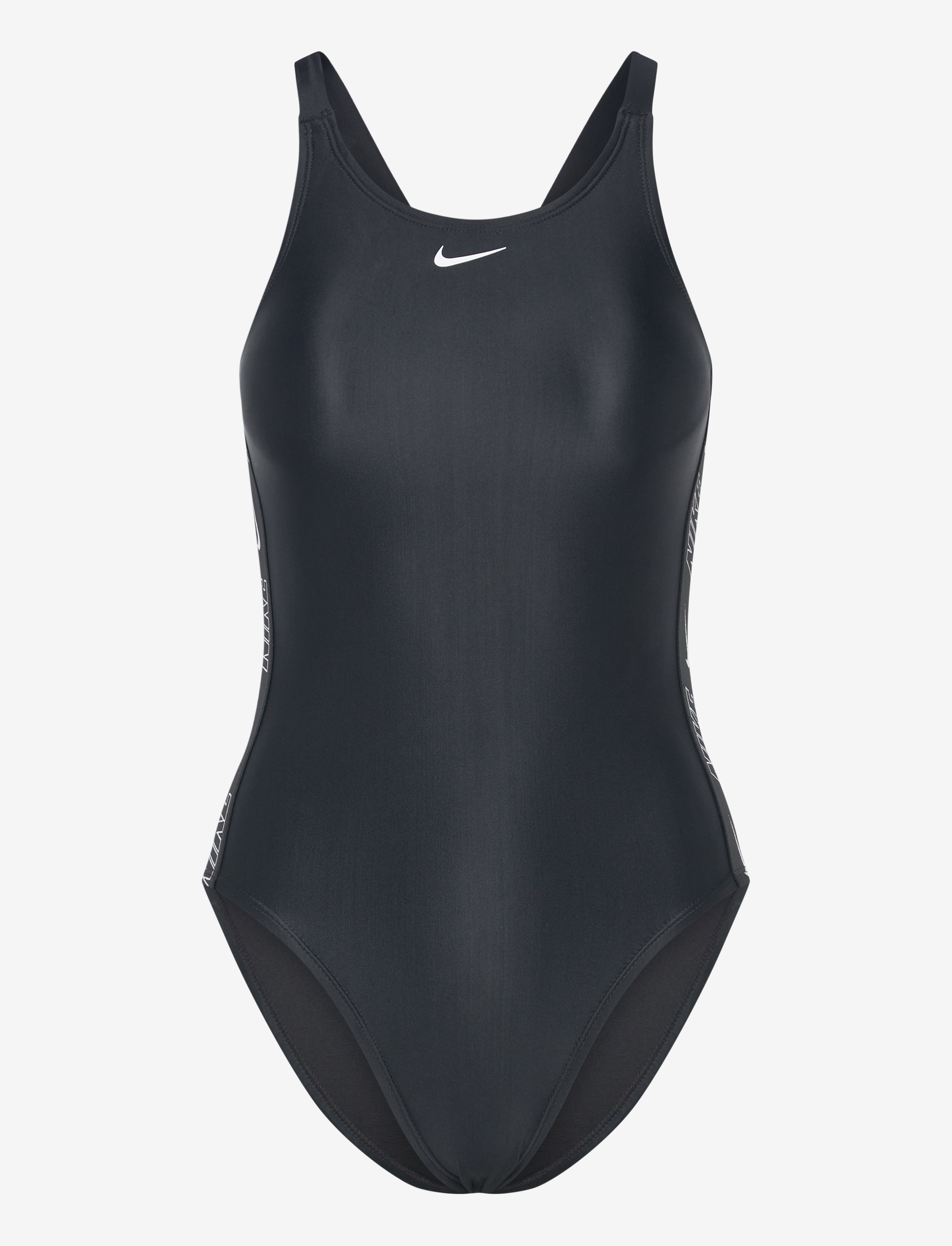NIKE SWIM Nike Logo Tape Fastback One Piece - Bademode - BLACK / black