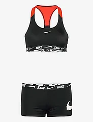 NIKE SWIM - Nike G Racerback Bikini Set - summer savings - black - 0