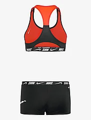 NIKE SWIM - Nike G Racerback Bikini Set - gode sommertilbud - black - 1