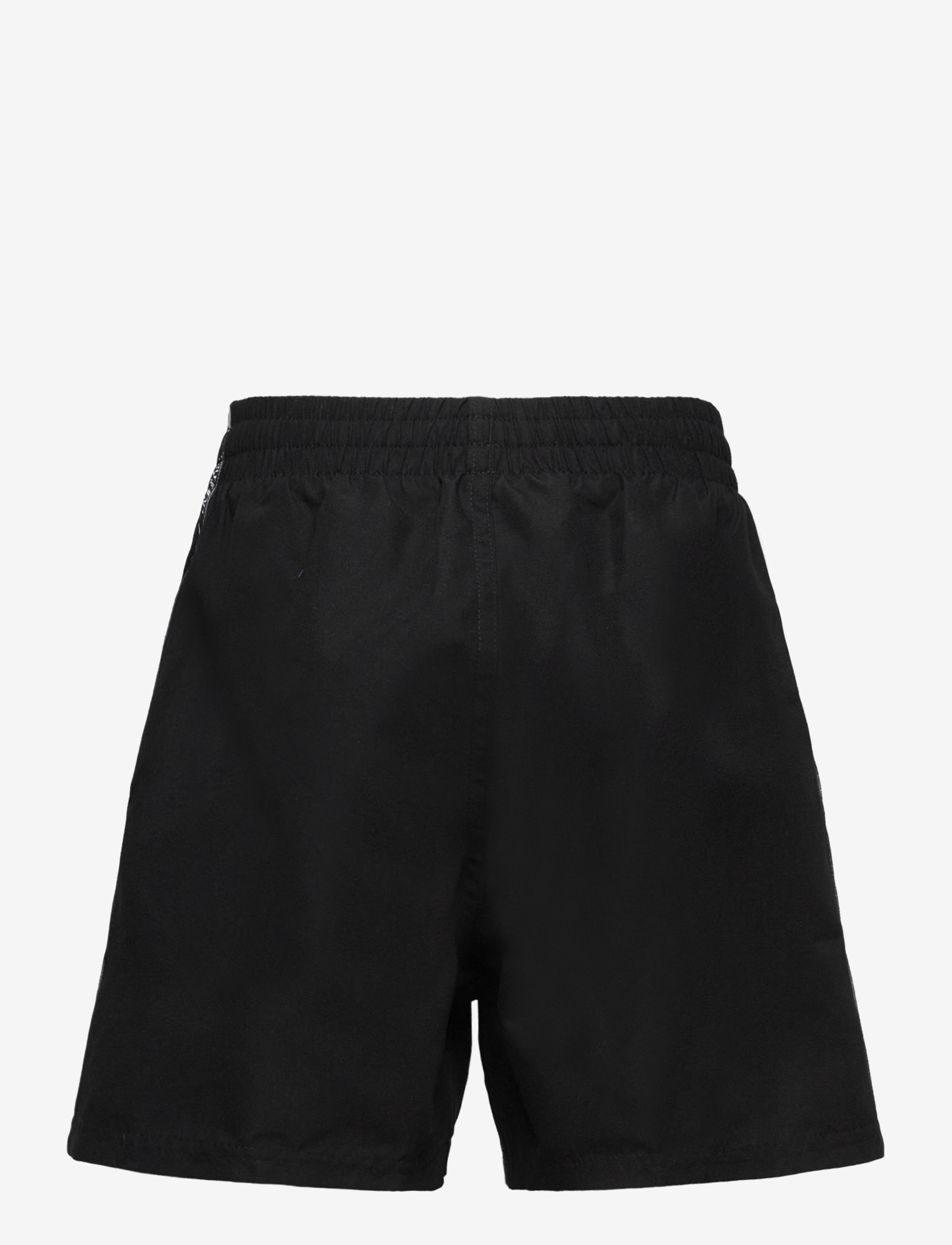 NIKE SWIM - Nike Logo Tape Lap 4" Volley Short - badehosen - black - 1
