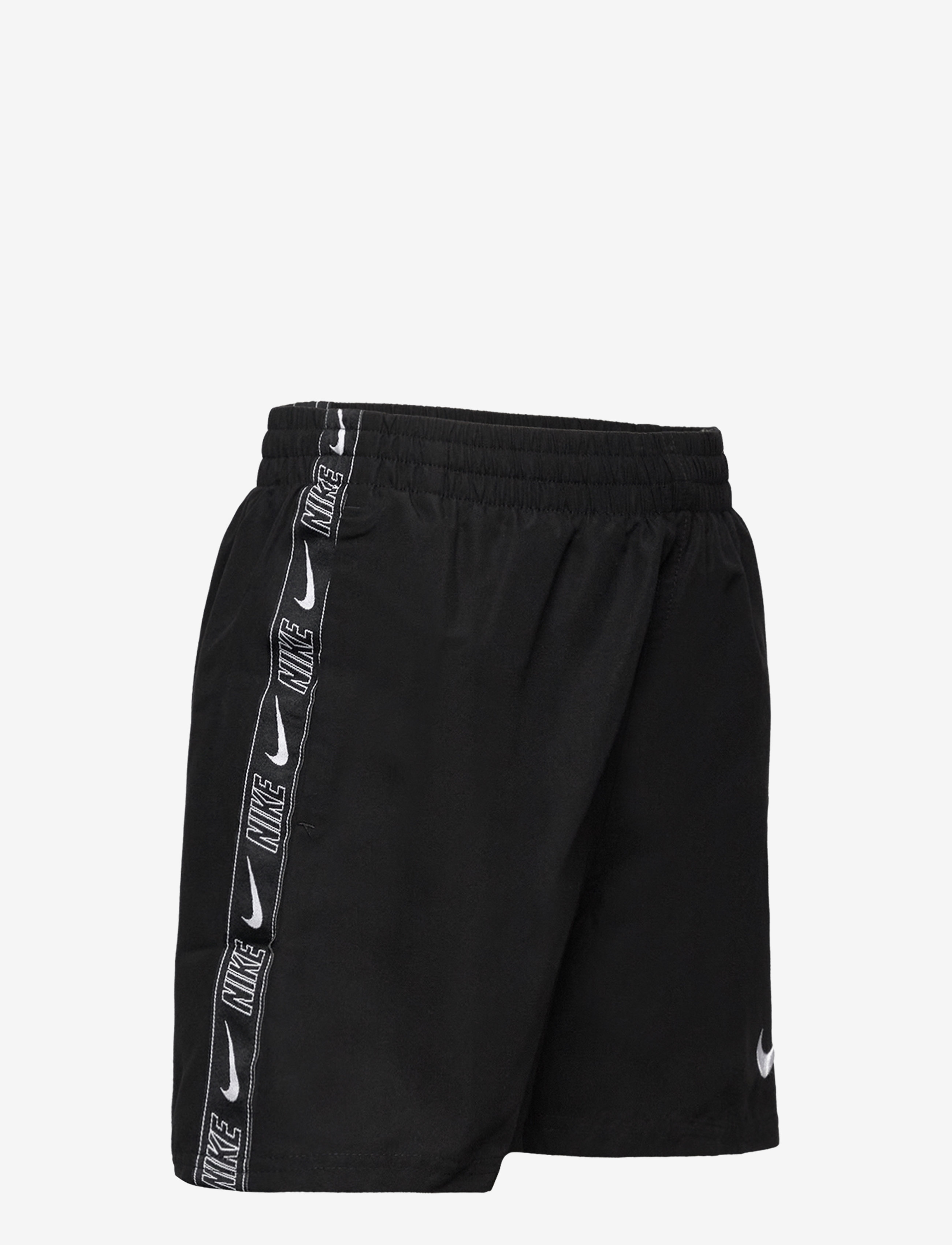 NIKE SWIM - Nike Logo Tape Lap 4" Volley Short - badehosen - black - 3