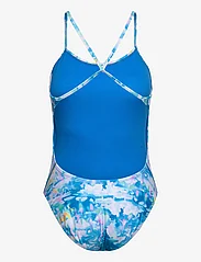 NIKE SWIM - Nike Cut Out One Piece Hydrastrong Multi Print - sport-bademode - photo blue - 2
