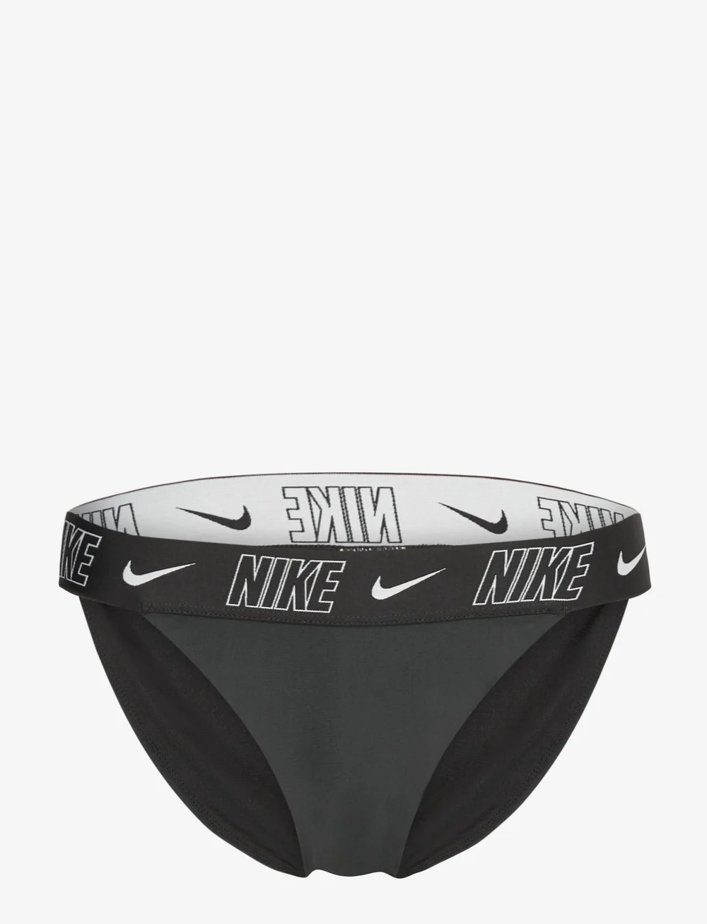 NIKE SWIM - Nike Logo Tape Banded Bikini Bottom - sport-bademode - black - 1