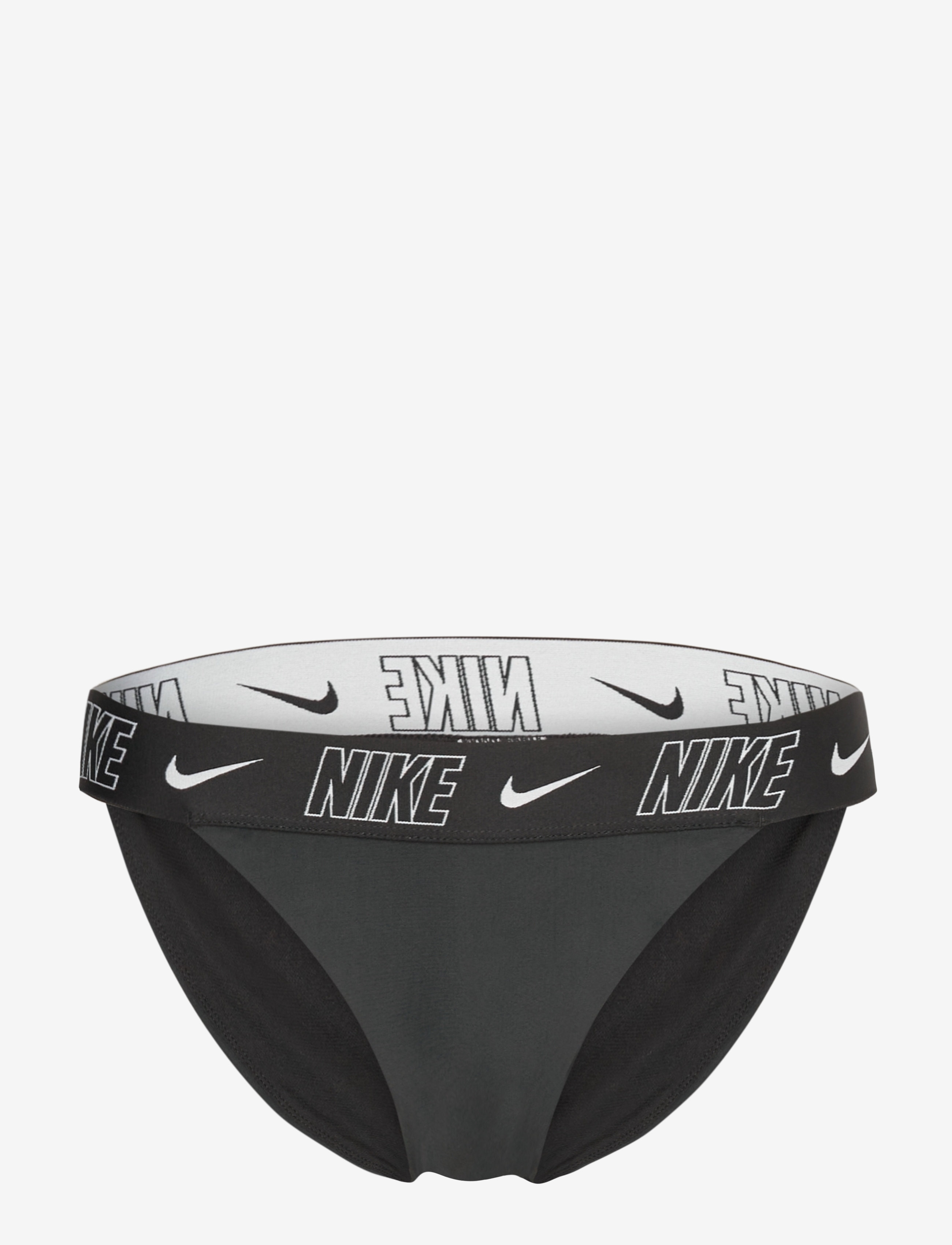 NIKE SWIM Nike Logo Tape Banded Bikini Bottom - Bademode - BLACK / black