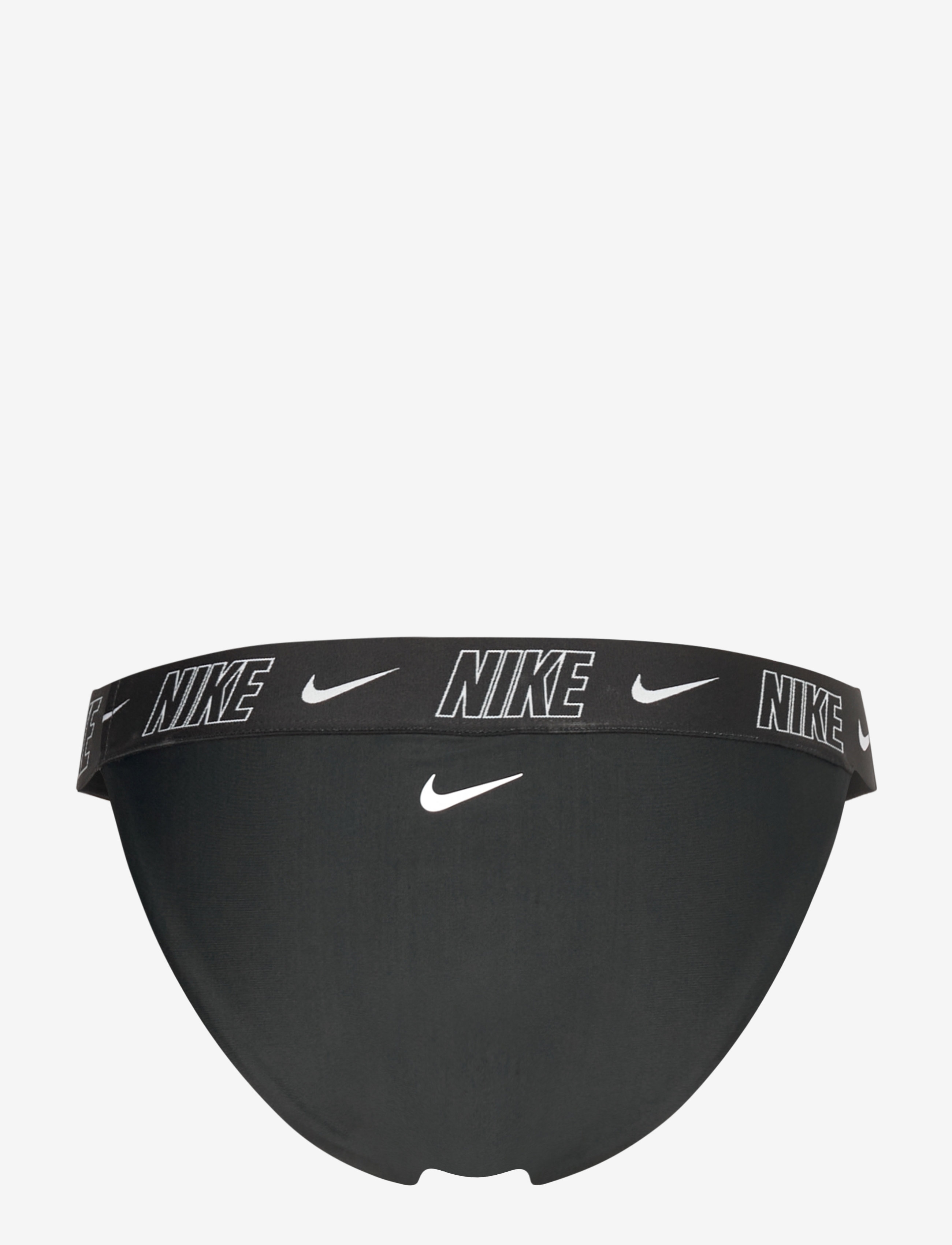NIKE SWIM - Nike Logo Tape Banded Bikini Bottom - bikini's - black - 2