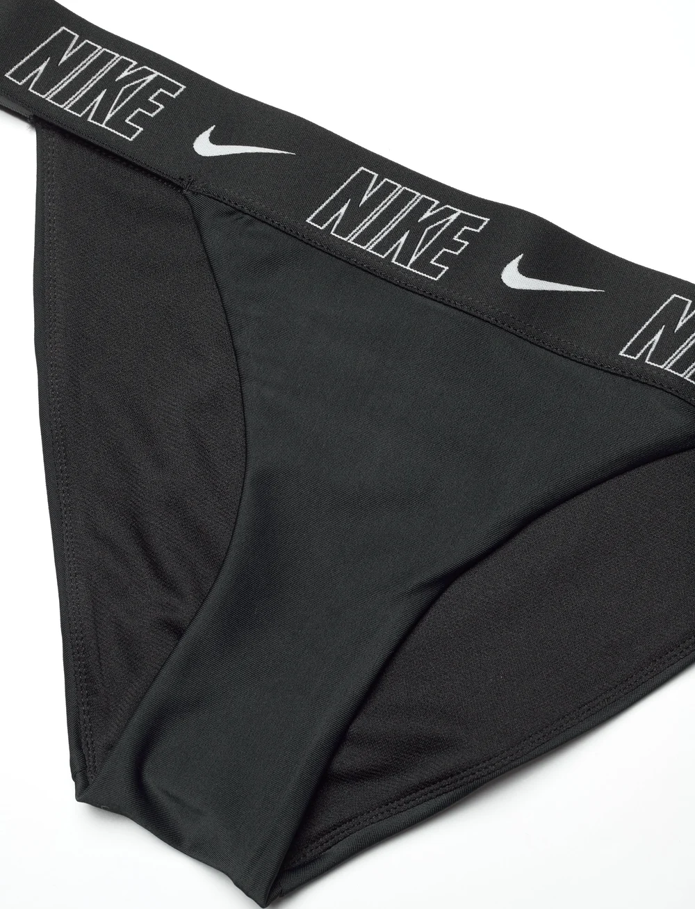 NIKE SWIM - Nike Logo Tape Banded Bikini Bottom - sport-bademode - black - 5