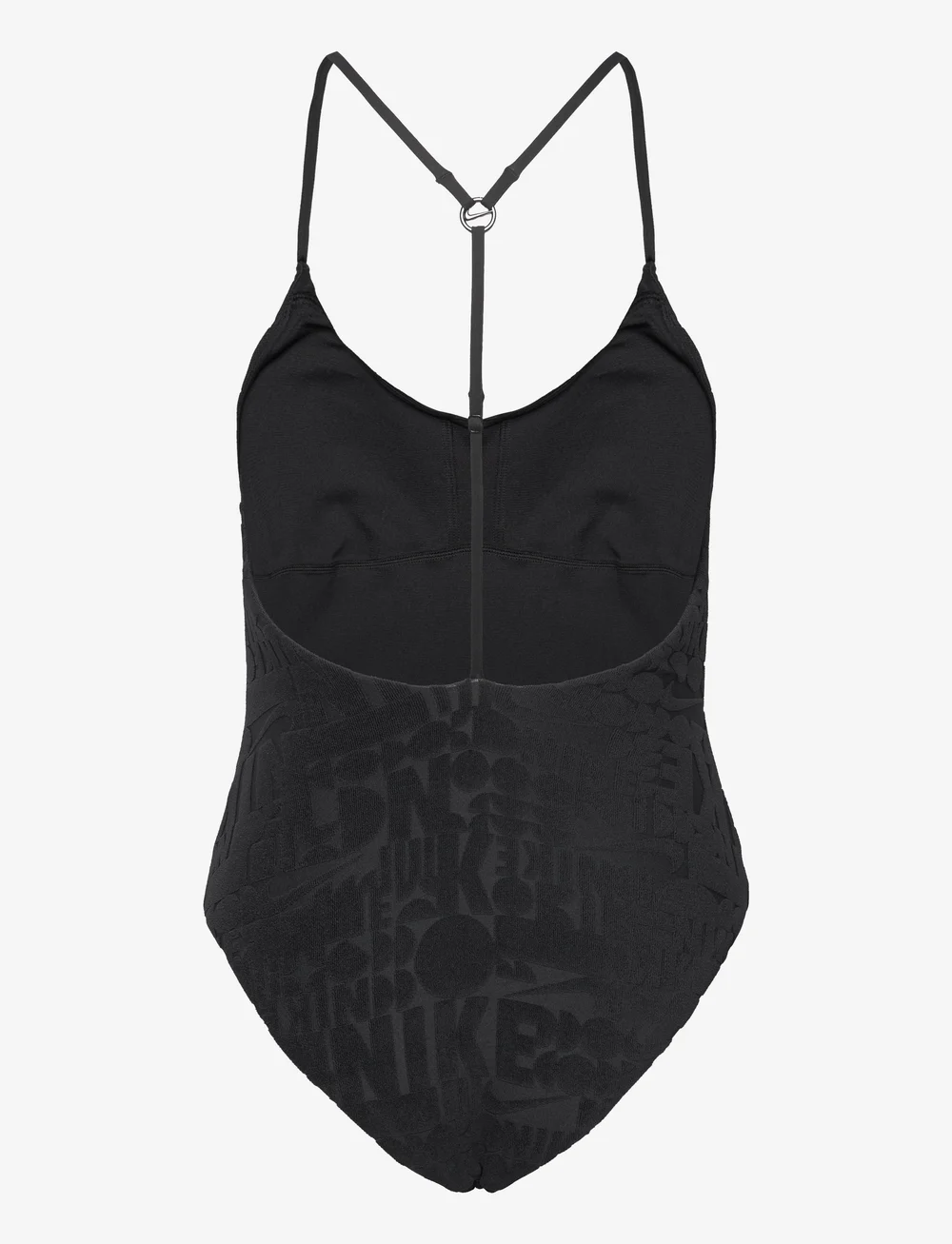 NIKE SWIM - Nike Retro Flow Terry One Piece - sportiga badkläder - black - 2
