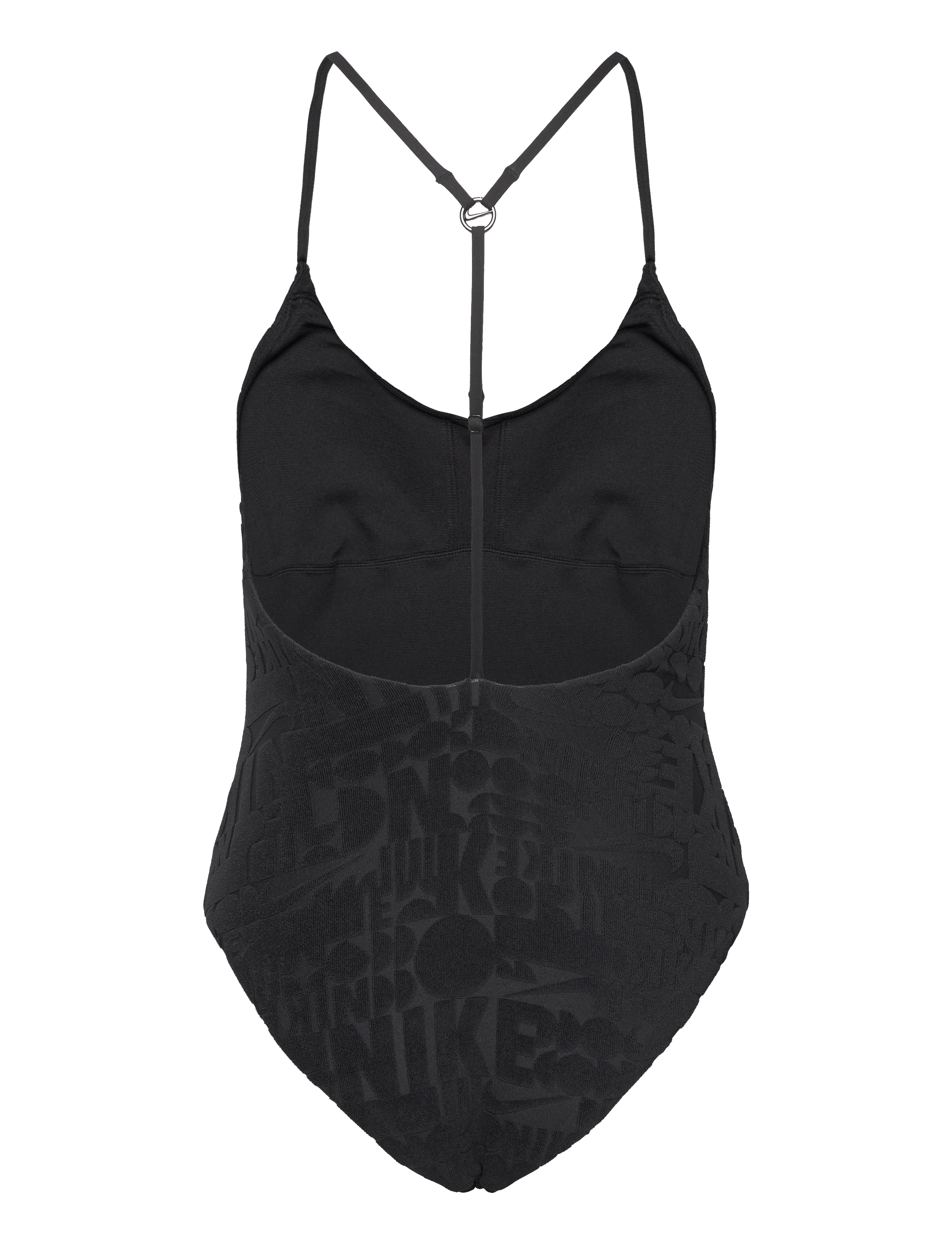 NIKE SWIM - Nike W Terry One Piece Retro Flow - badedragter - black - 2