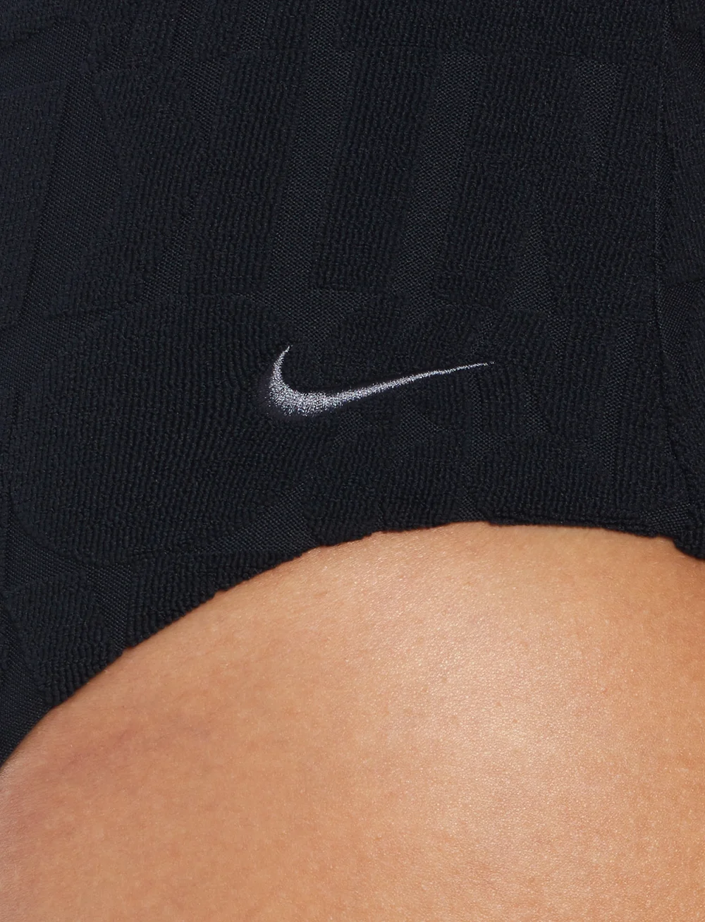 NIKE SWIM - Nike Retro Flow Terry One Piece - sportiga badkläder - black - 5