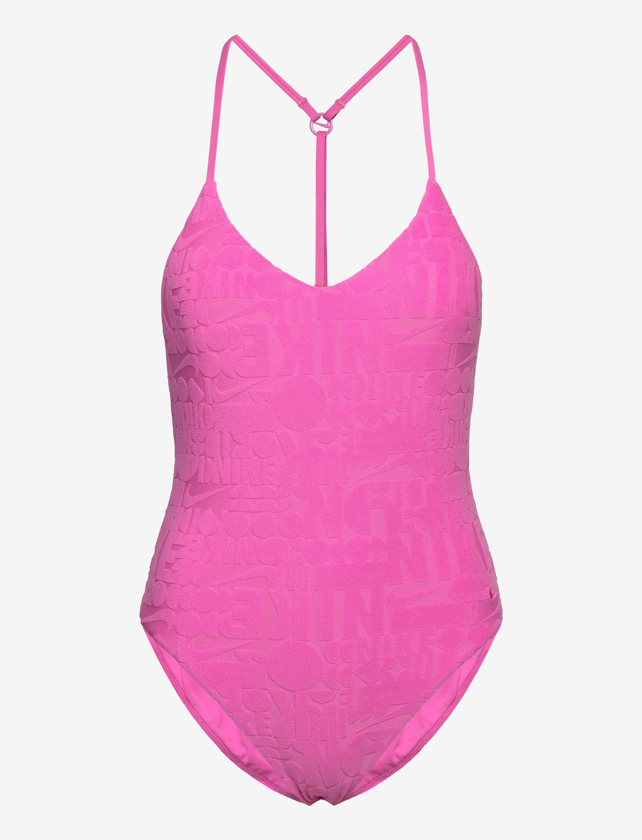 NIKE SWIM - Nike W Terry One Piece Retro Flow - badedragter - playful pink - 1