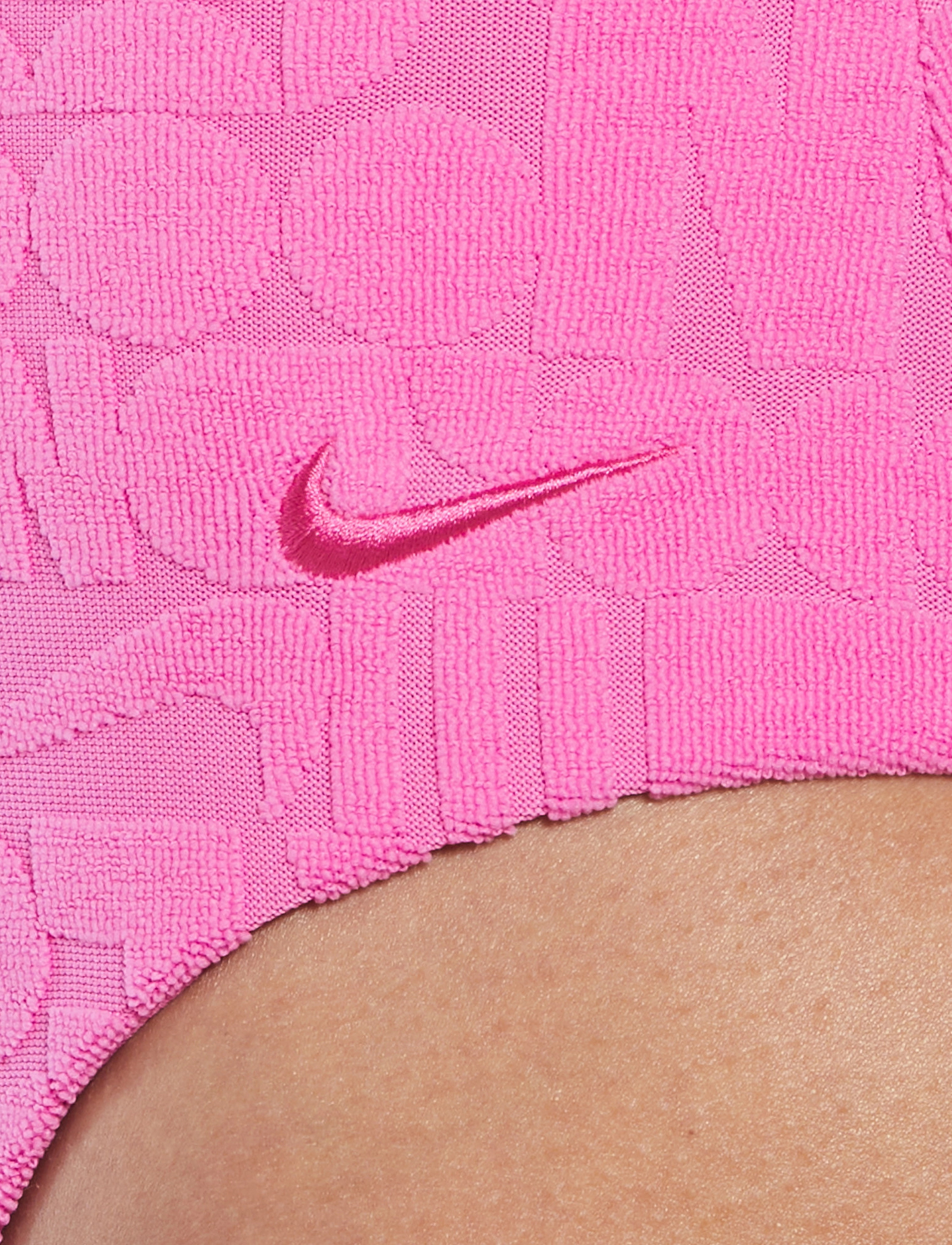 NIKE SWIM - Nike W Terry One Piece Retro Flow - badedragter - playful pink - 5