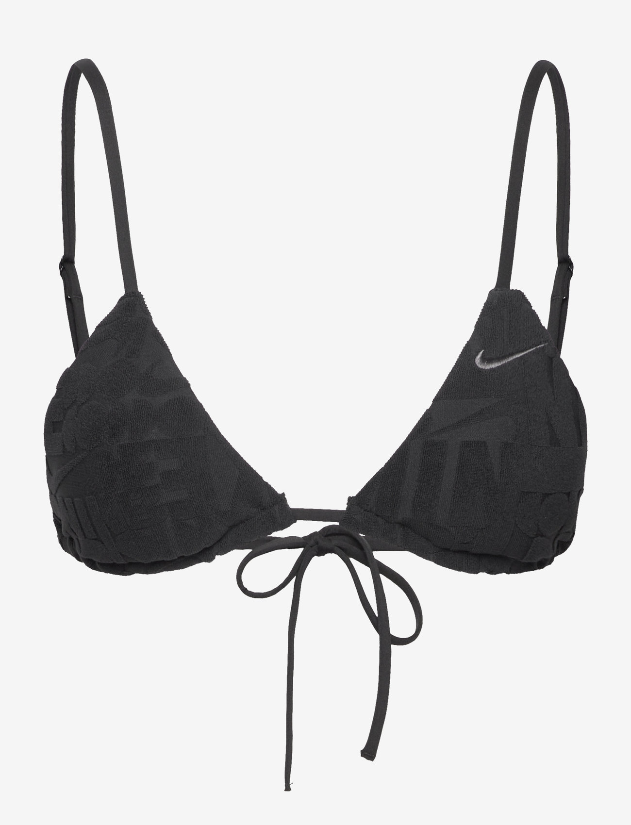 NIKE SWIM - Nike W Terry Bikini Top Retro Flow - sportsbadetøj - black - 1