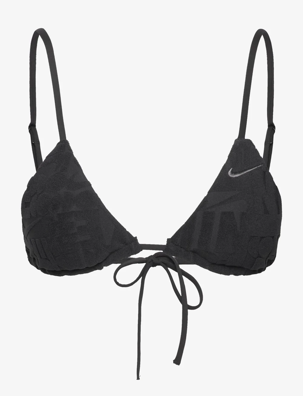 NIKE SWIM - Nike Retro Flow Terry Bikini Top - sport-bademode - black - 1
