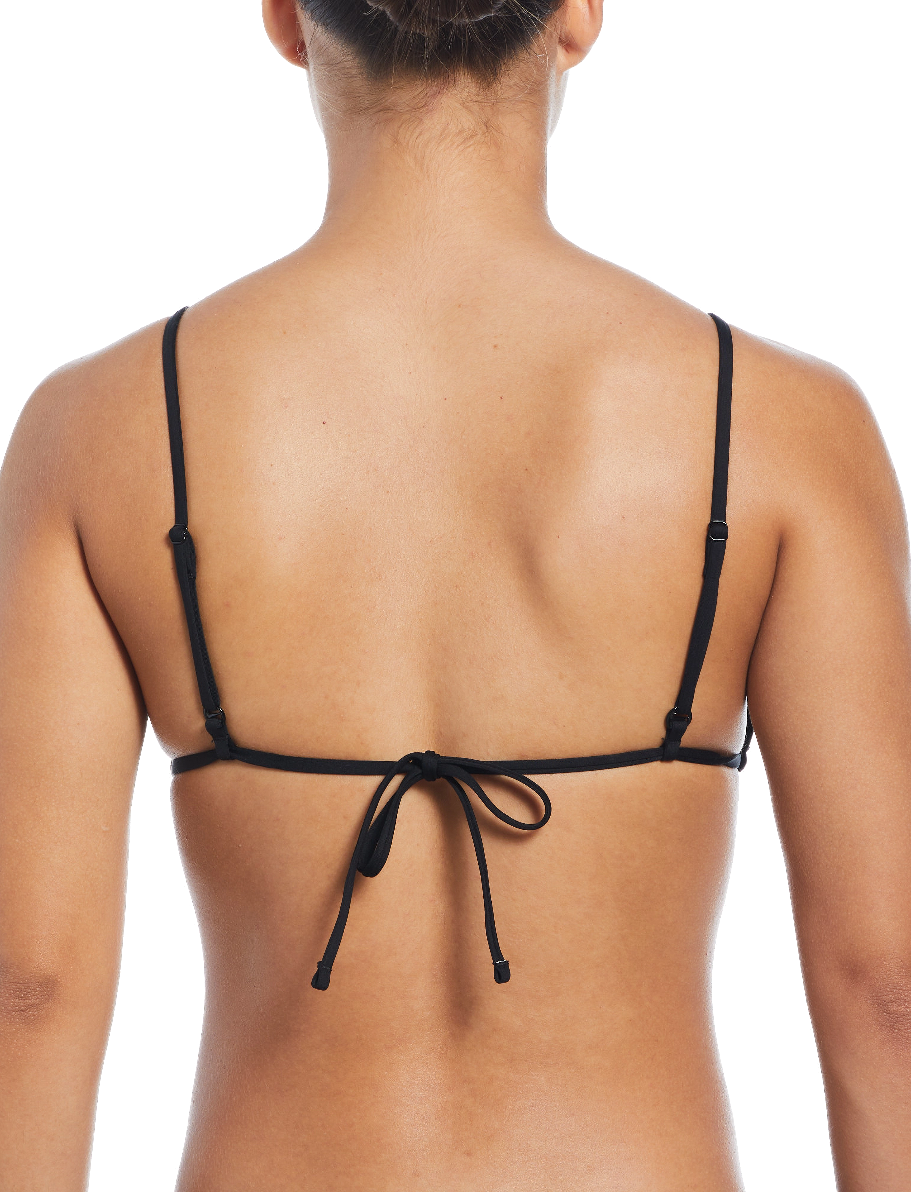 NIKE SWIM - Nike Retro Flow Terry Bikini Top - trekant-bikinis - black - 3