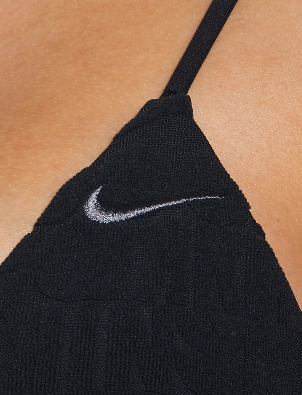NIKE SWIM - Nike Retro Flow Terry Bikini Top - sport-bademode - black - 5