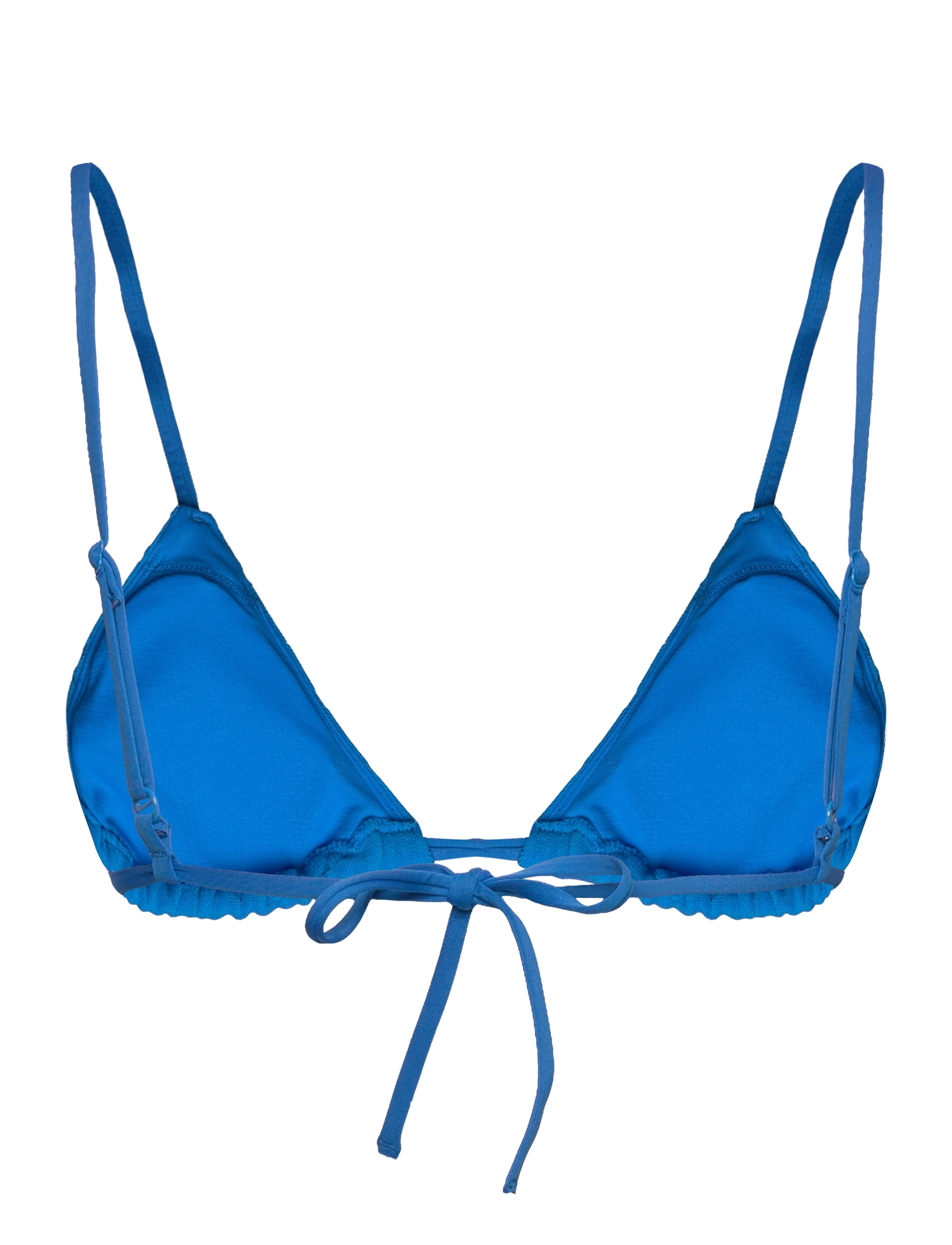 NIKE SWIM - Nike Retro Flow Terry Bikini Top - trekant-bikinis - photo blue - 2