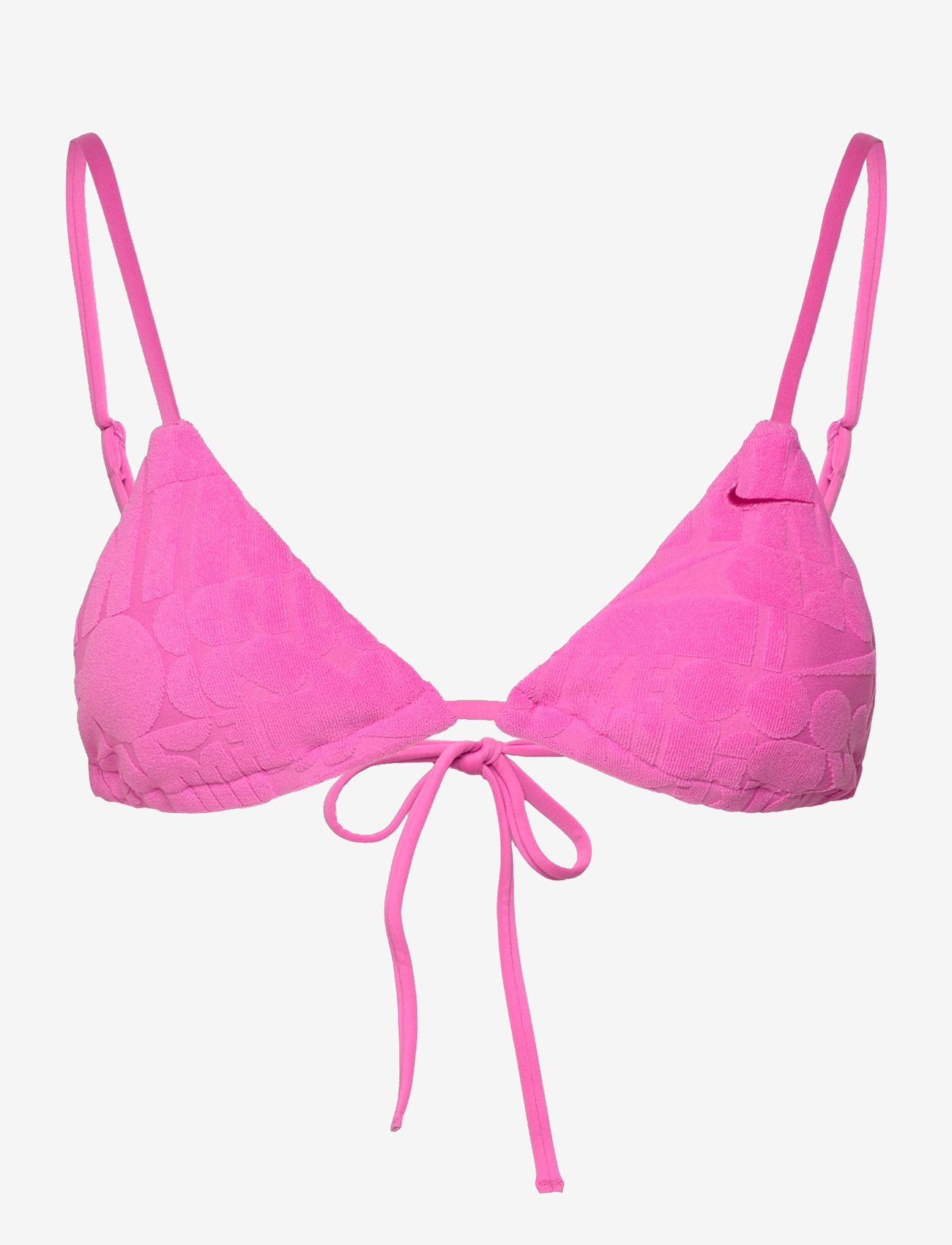 NIKE SWIM - Nike Retro Flow Terry Bikini Top - sportsbadetøj - playful pink - 1