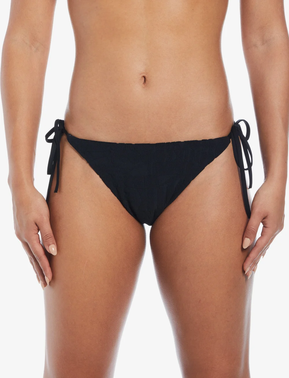 NIKE SWIM - Nike Retro Flow Terry Bikini Bottom - sport-bademode - black - 0