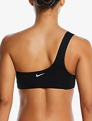 NIKE SWIM - Nike Essential Asymmetrical Bikini Top - bandeau-bikini-oberteile - black - 3