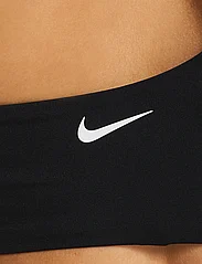 NIKE SWIM - Nike Essential Asymmetrical Bikini Top - bandeau-bikini-oberteile - black - 4