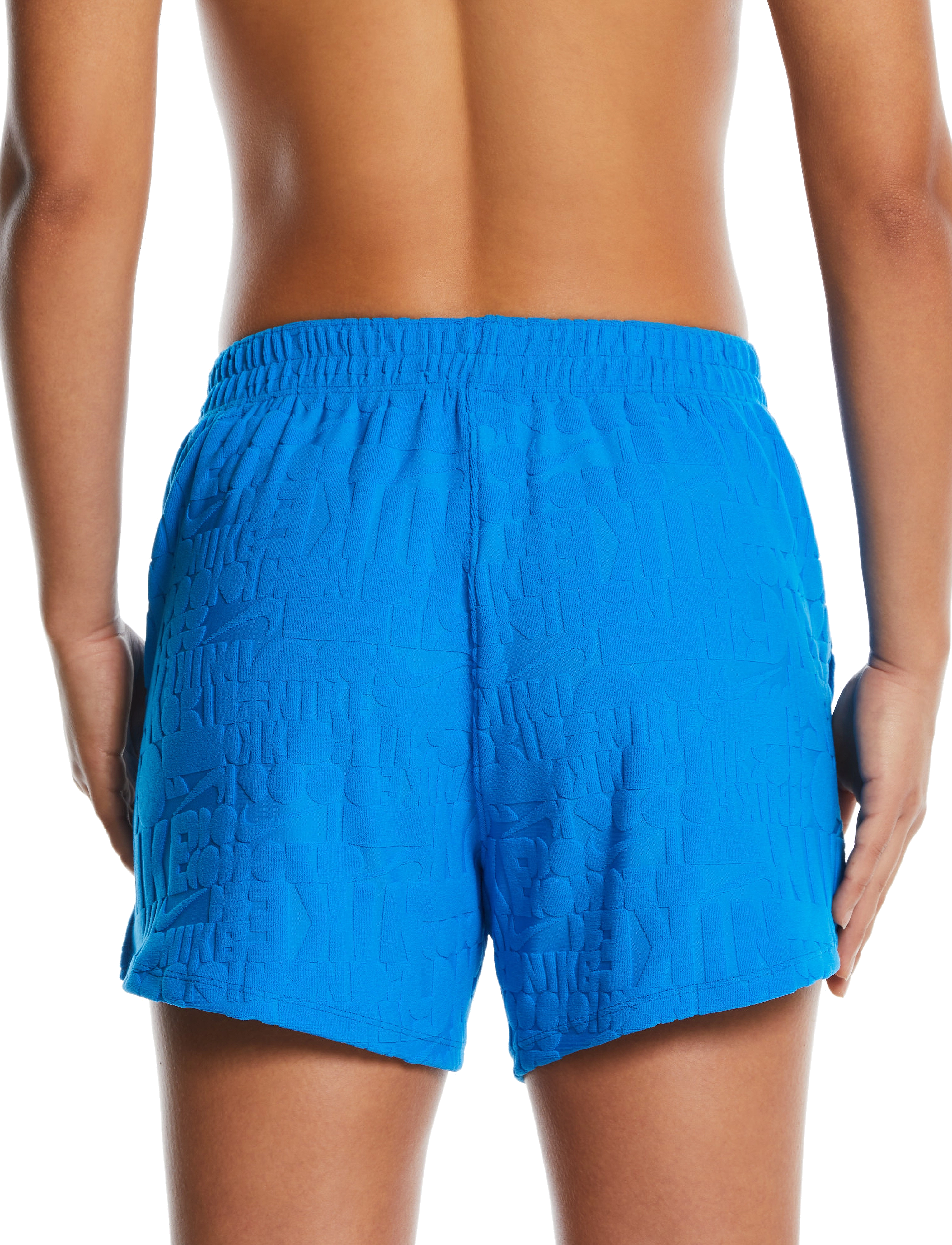 NIKE SWIM - Nike 5" Volley Short Retro Flow Terry - photo blue - 3