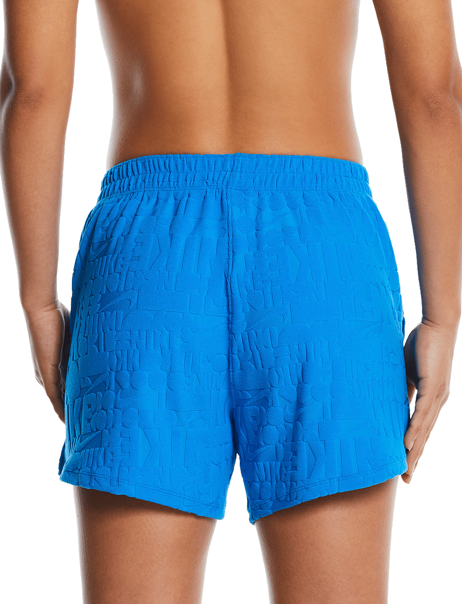 NIKE SWIM - Nike 5" Volley Short Retro Flow Terry - photo blue - 3