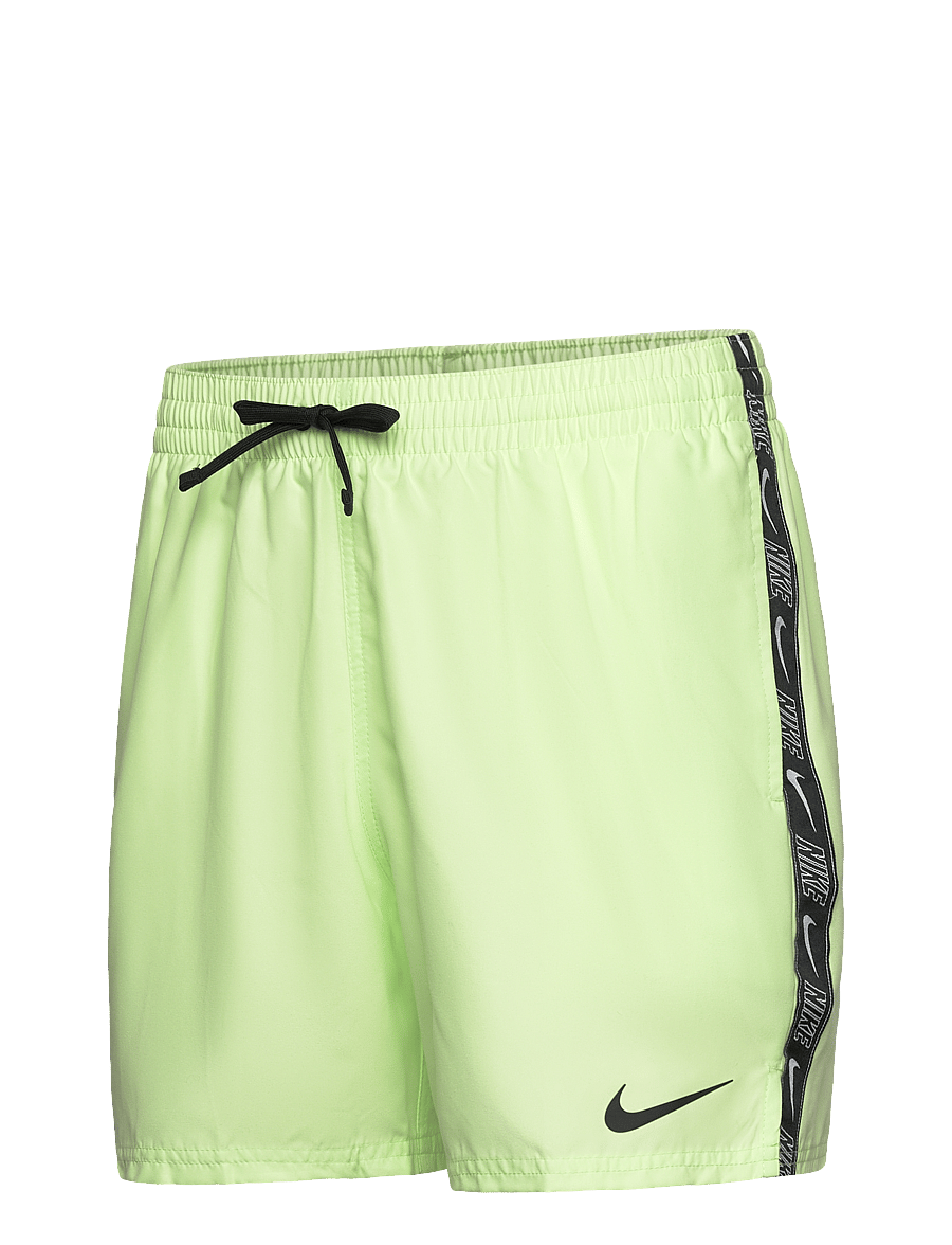 NIKE SWIM - Nike Logo Tape Lap 5" Volley Short - badehosen - barely volt - 4