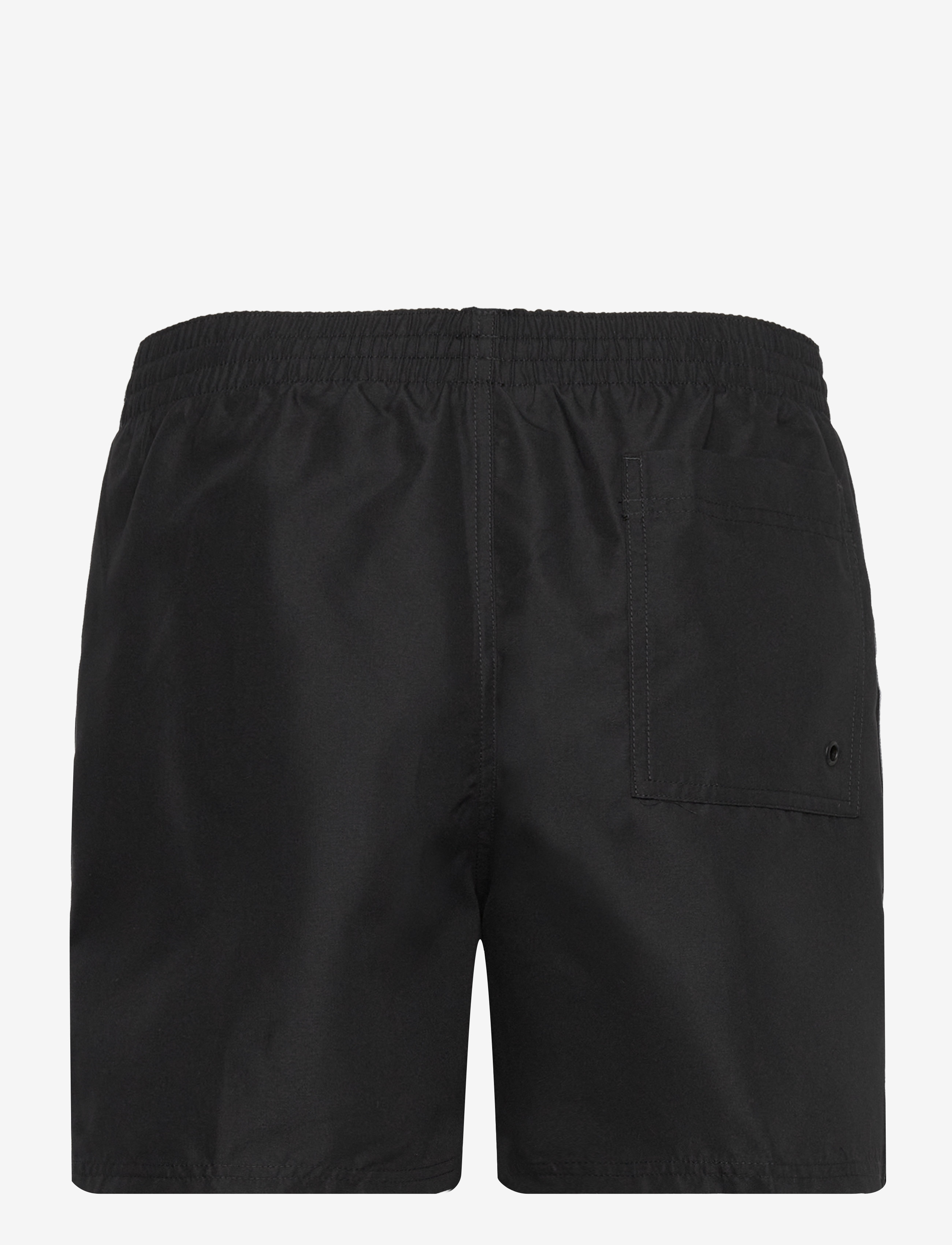 NIKE SWIM - Nike Logo Tape Lap 5" Volley Short - badehosen - black - 2