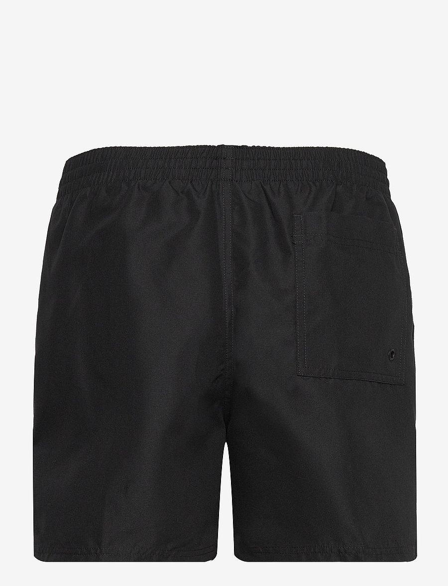 NIKE SWIM - Nike Logo Tape Lap 5" Volley Short - badehosen - black - 2