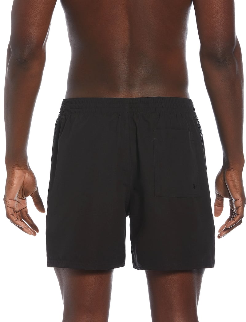 NIKE SWIM - Nike Logo Tape Lap 5" Volley Short - badebukser - black - 5