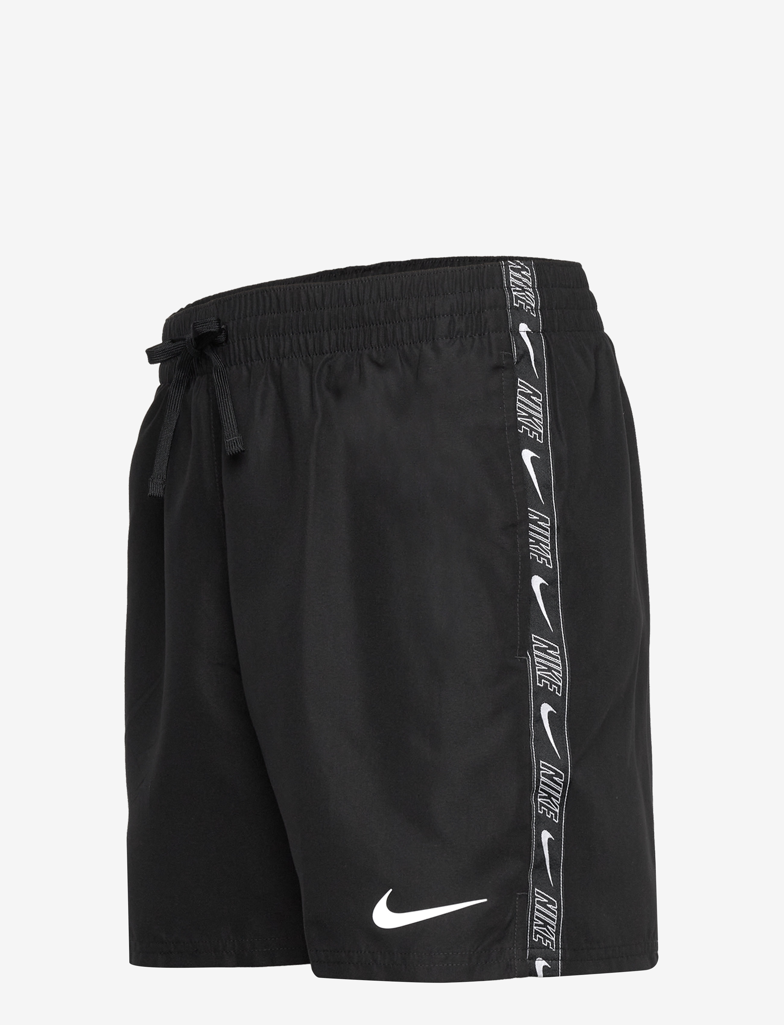 NIKE SWIM - Nike Logo Tape Lap 5" Volley Short - badehosen - black - 3