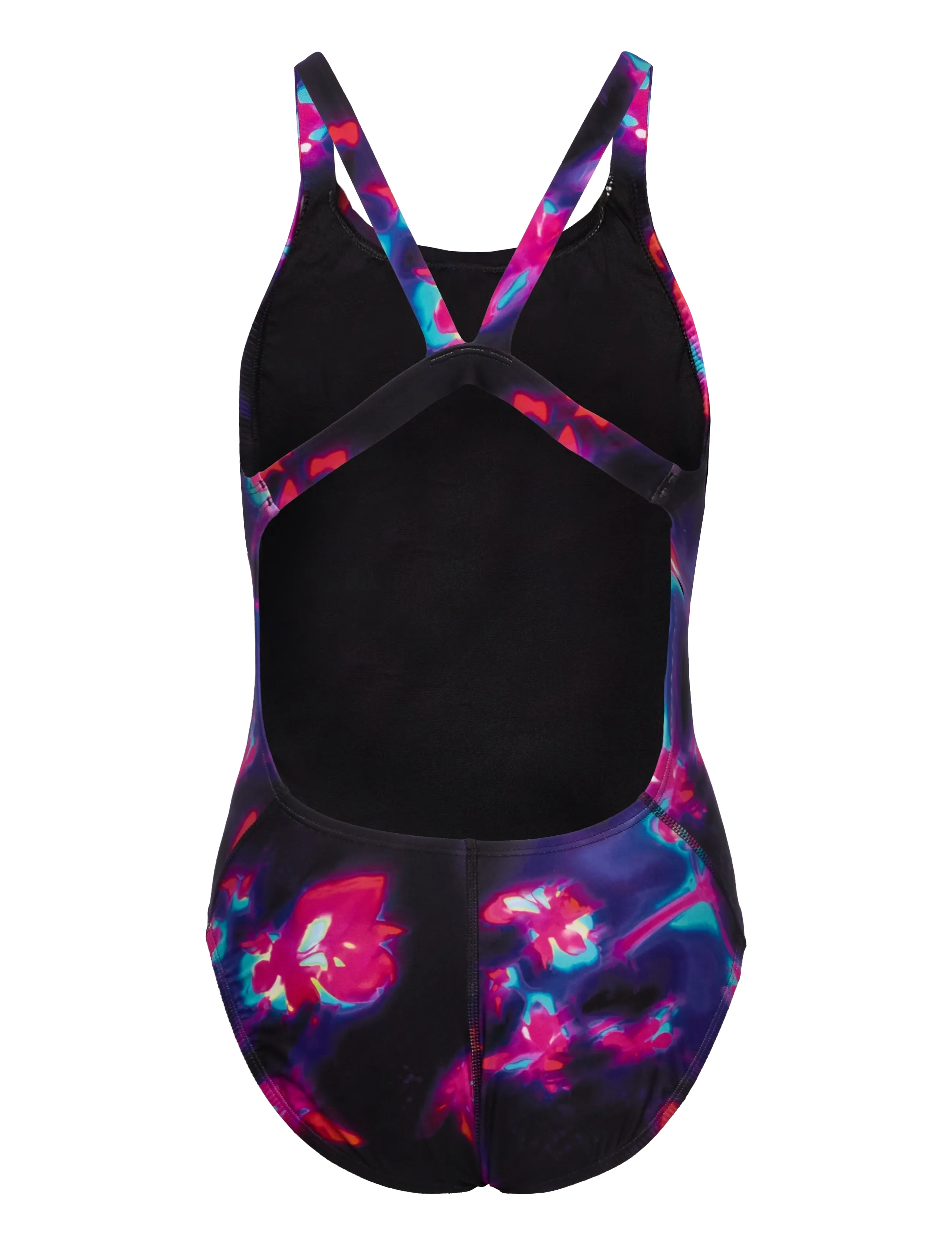 NIKE SWIM - Nike Hydrastrong Multi Print Fastback One Piece - sports swimwear - black - 2